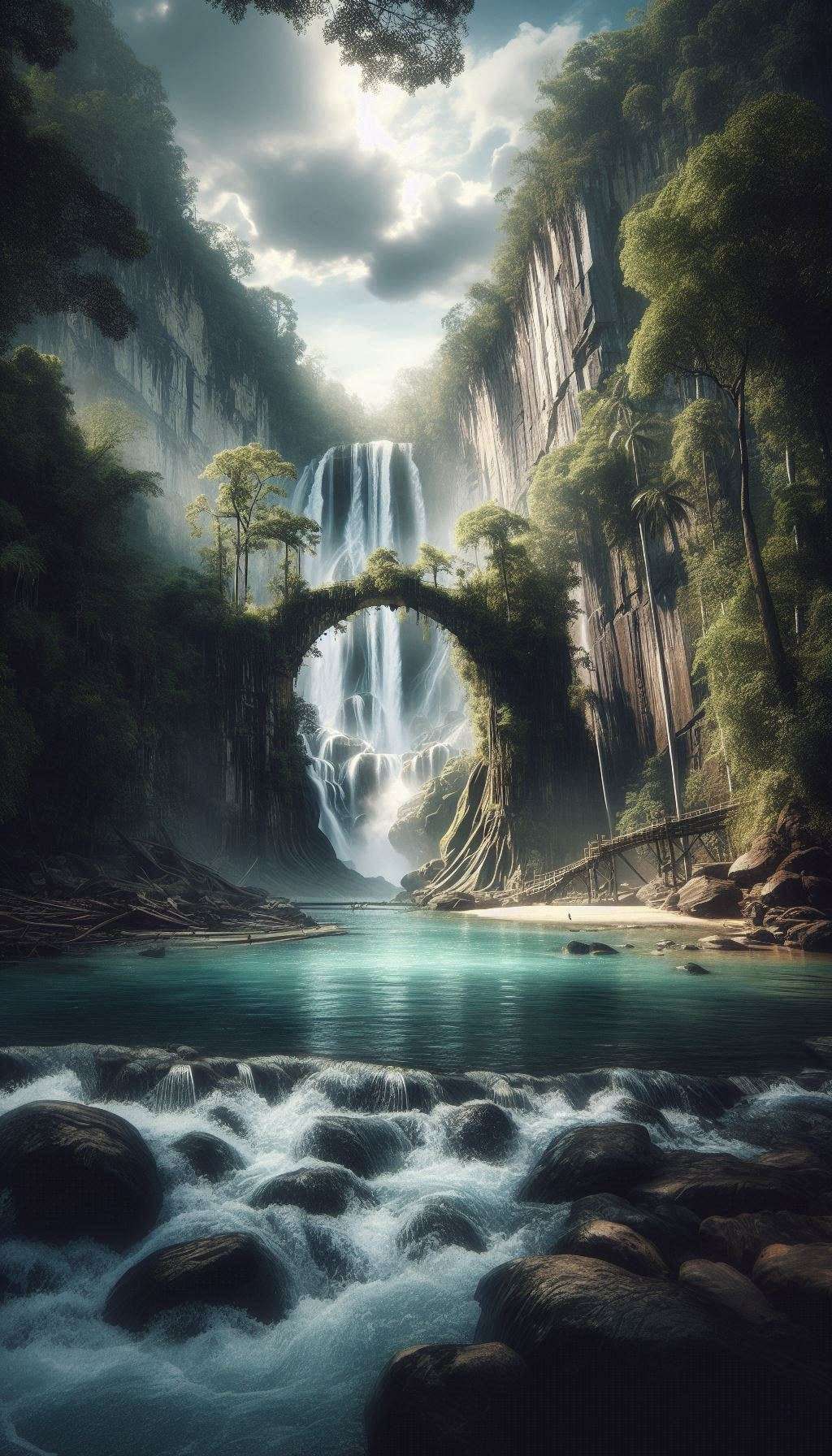 1024x1792 Sunset Nature Phone Wallpaper