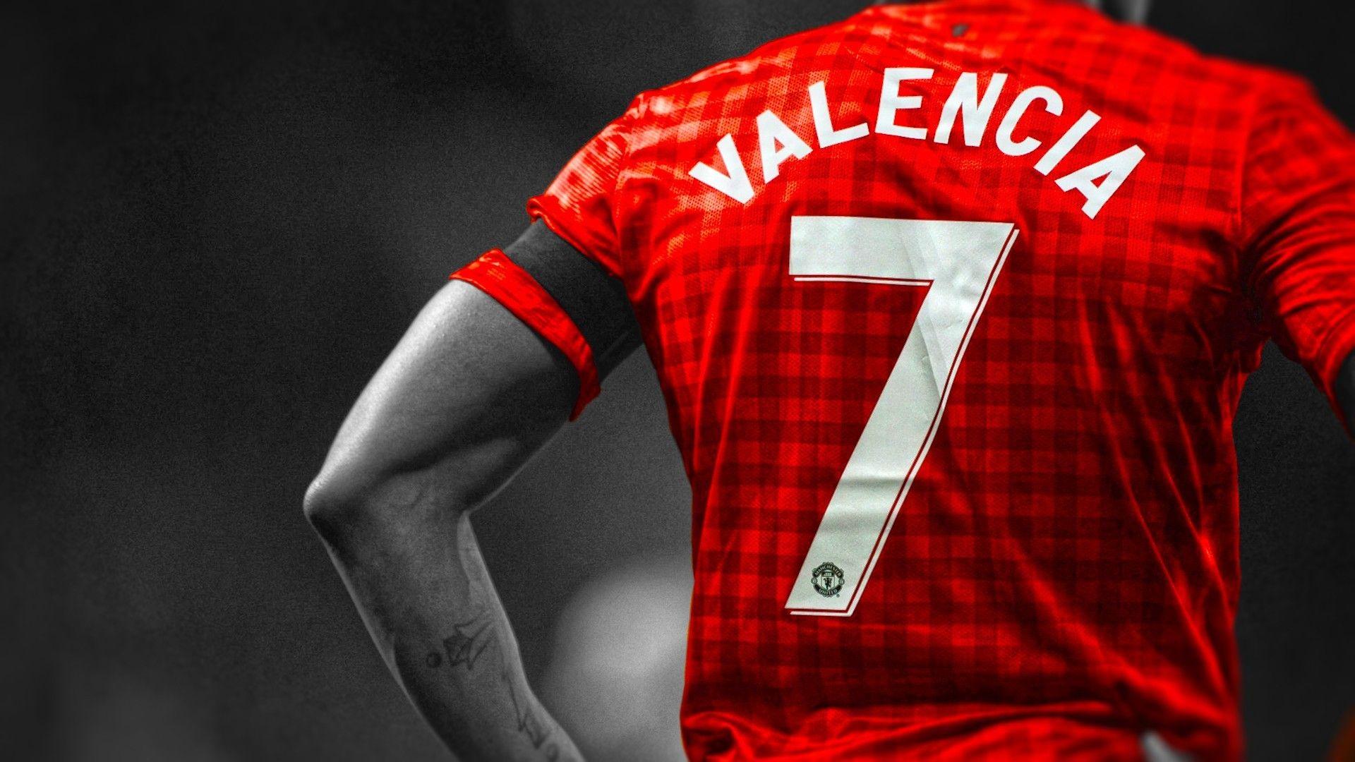 1920x1080 Manchester United, Antonio Valencia, Men, Selective Coloring