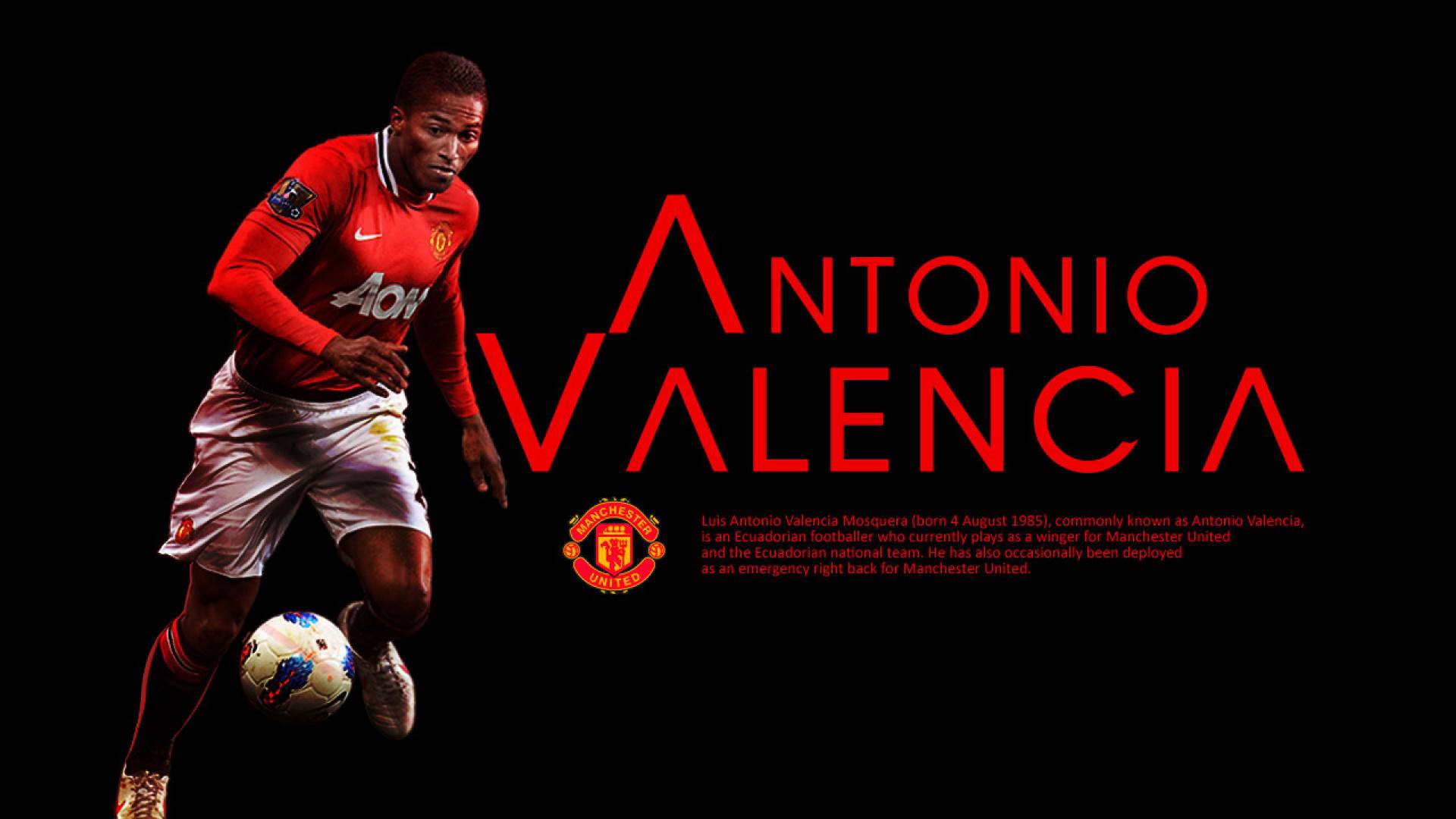 1920x1080 Antonio Valencia High Definition Wallpaper HD