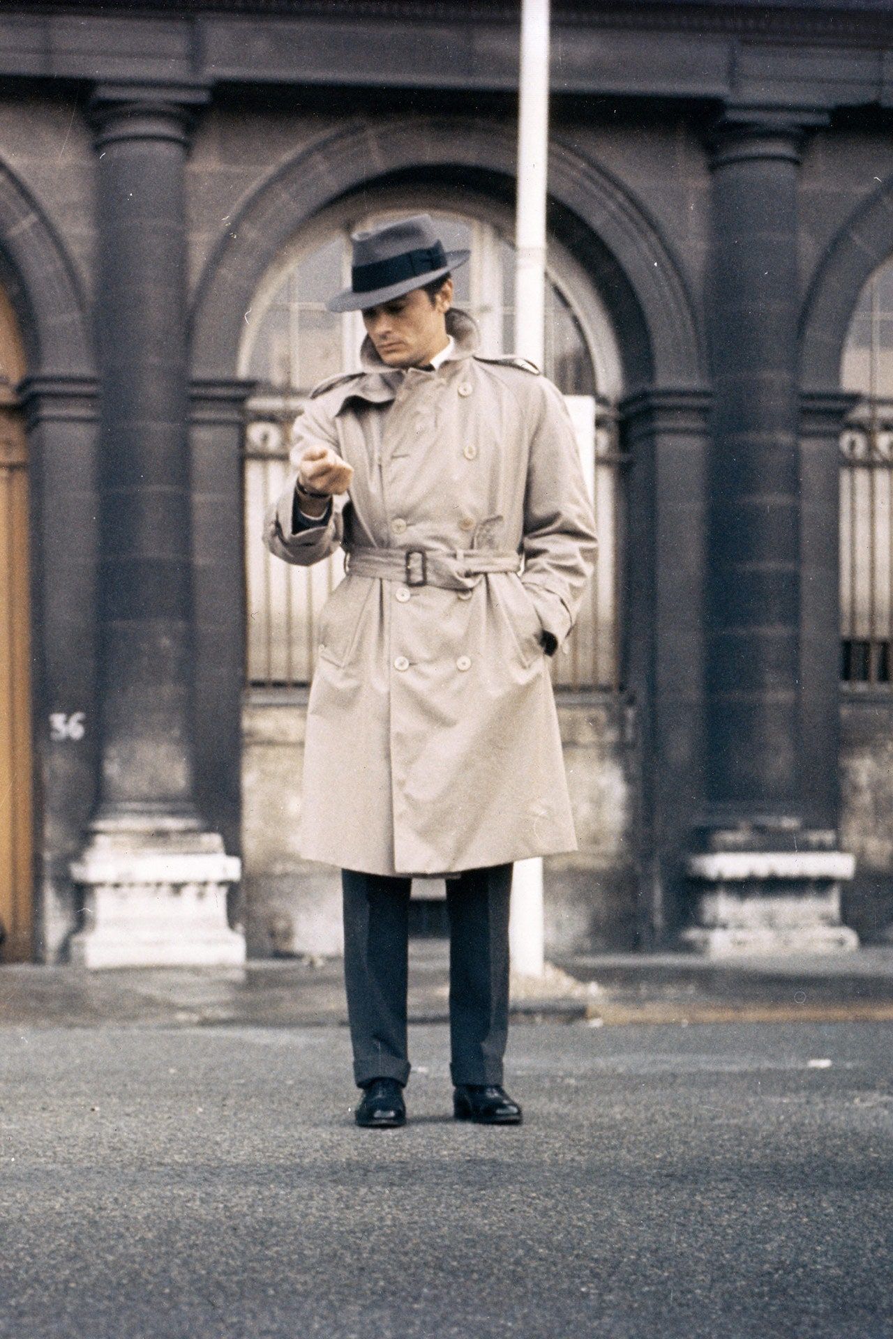 1280x1920 Alain Delon's trench coat