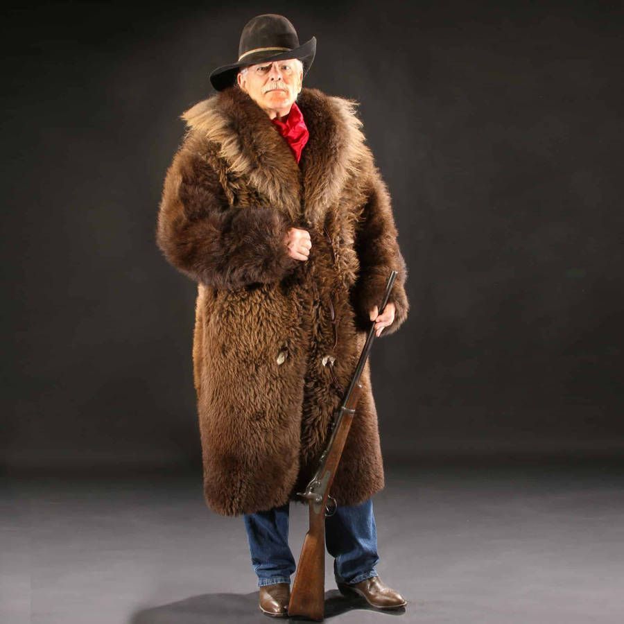 900x900 Animal Fur Coat In Brown Shade