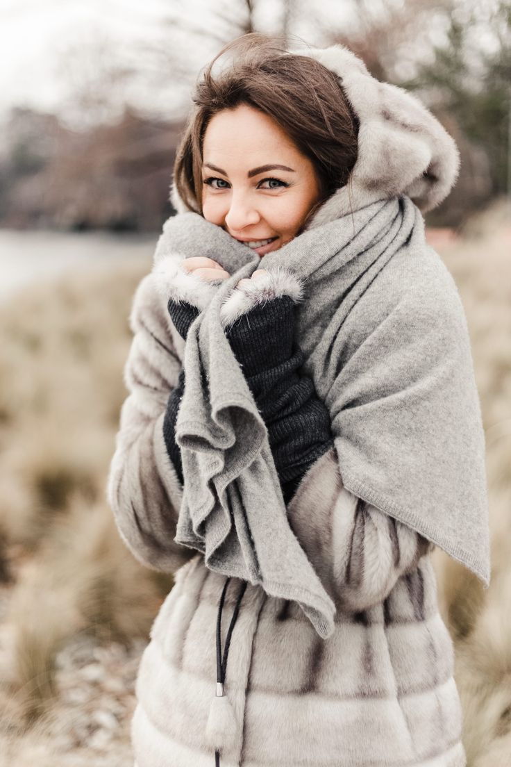 736x1104 Photo of Woman Wearing Fur Coat, adult