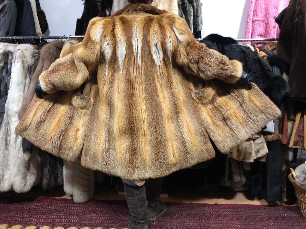 1024x768 Fox Fur Coat Red Fox Fur 40 42