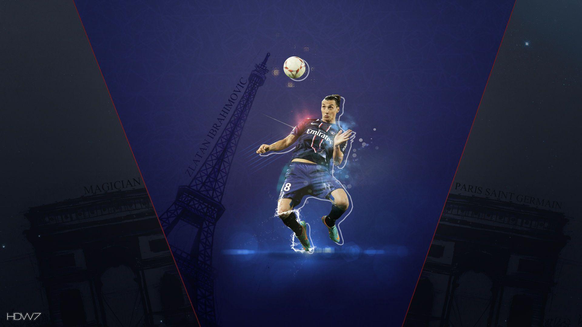 1920x1080 zlatan ibrahimovic paris saint germain wallpaper. HD