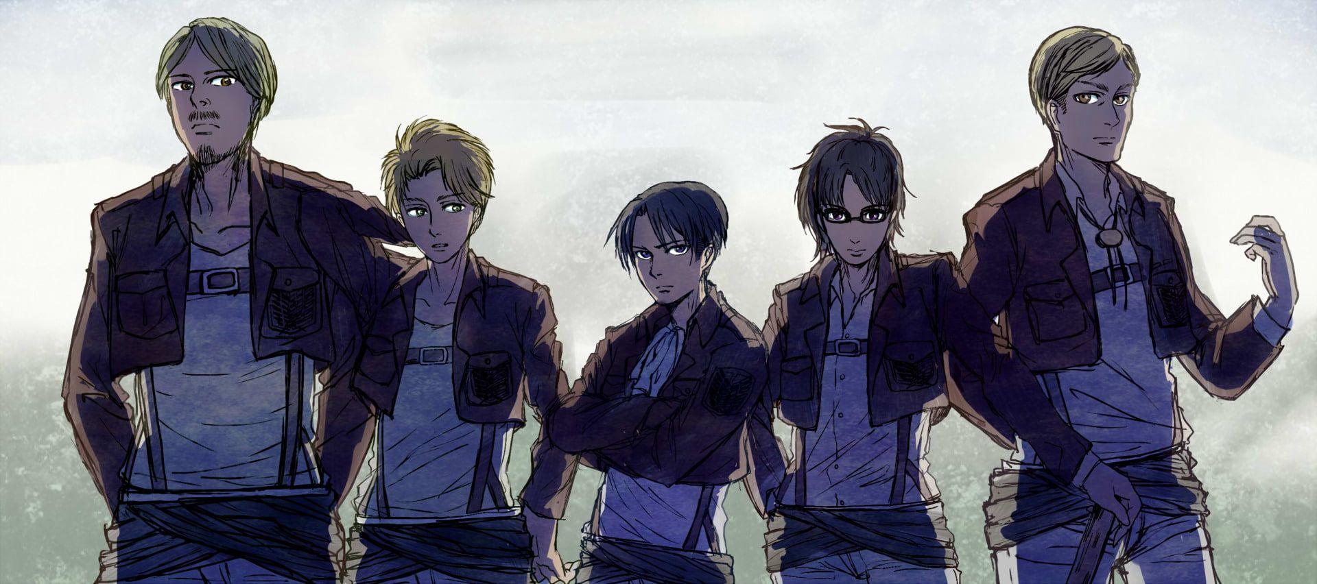 1920x852 HD wallpaper: Anime, Attack On Titan, Annie Leonhart, Armin