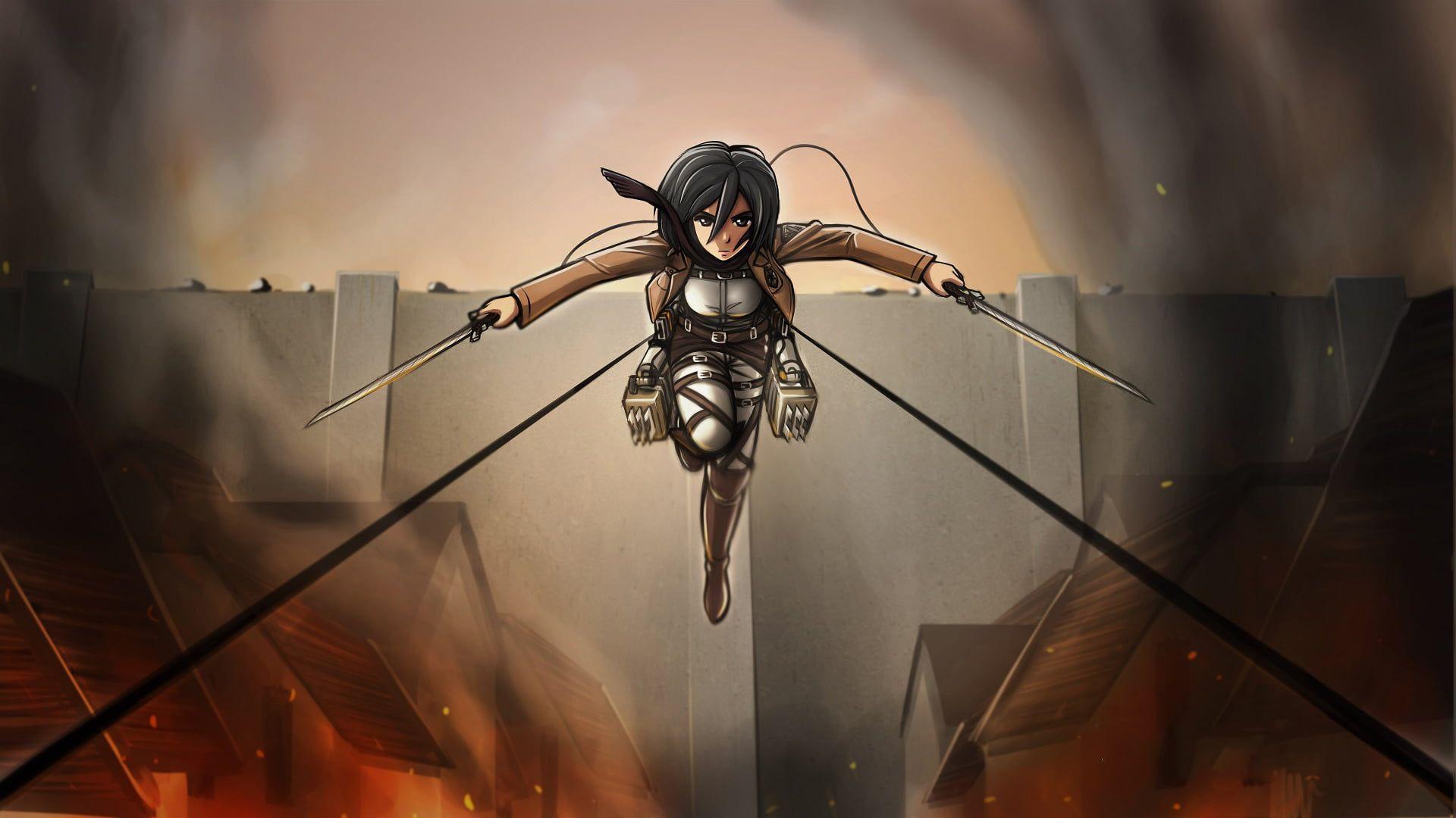 1920x1080 Male anime character illustration, Shingeki no Kyojin, anime
