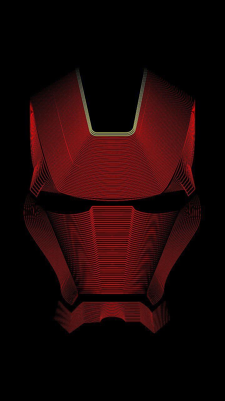 720x1280 Iron Man Red Armor Suit Face Wallpaper