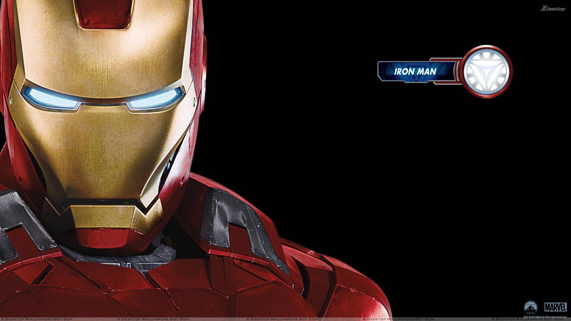 1920x1080 Top HDQ Iron Man Face