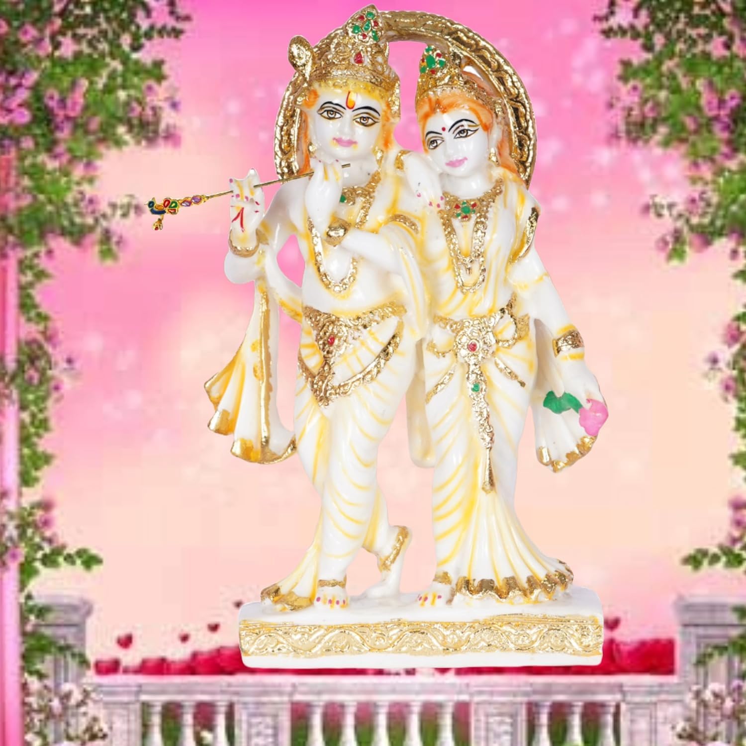 1500x1500 Buy VTS ISKCON Radha Krishna Murti Idol