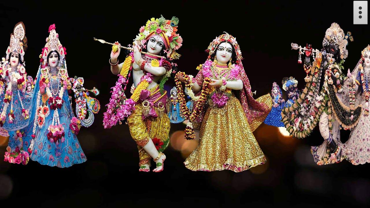 1280x720 4D Radha Krishna Murti Darshan