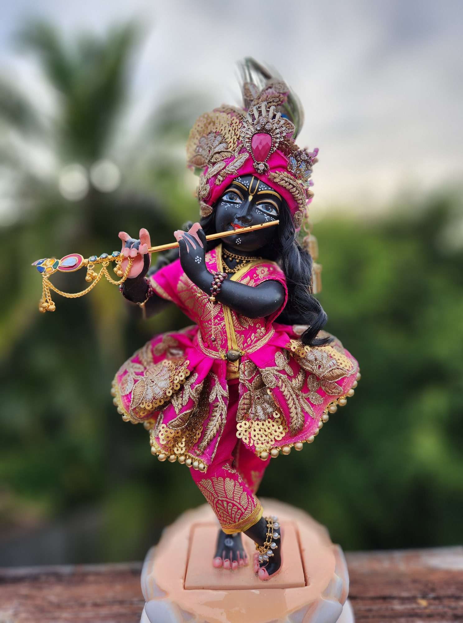 1488x2000 Radha Damodar Krishna deity 15