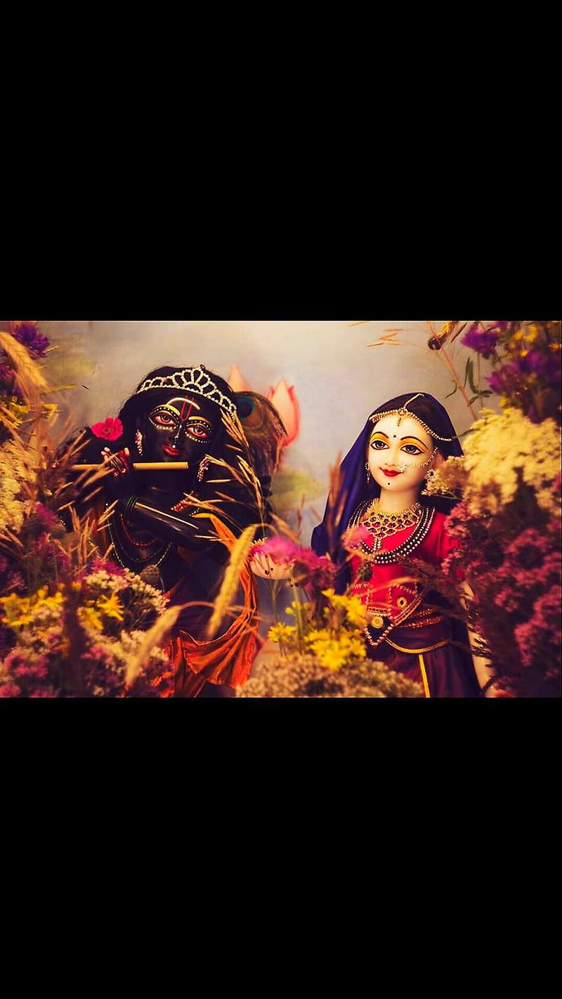 800x1422 Krishna, radhakrishna, radhe radhe, HD