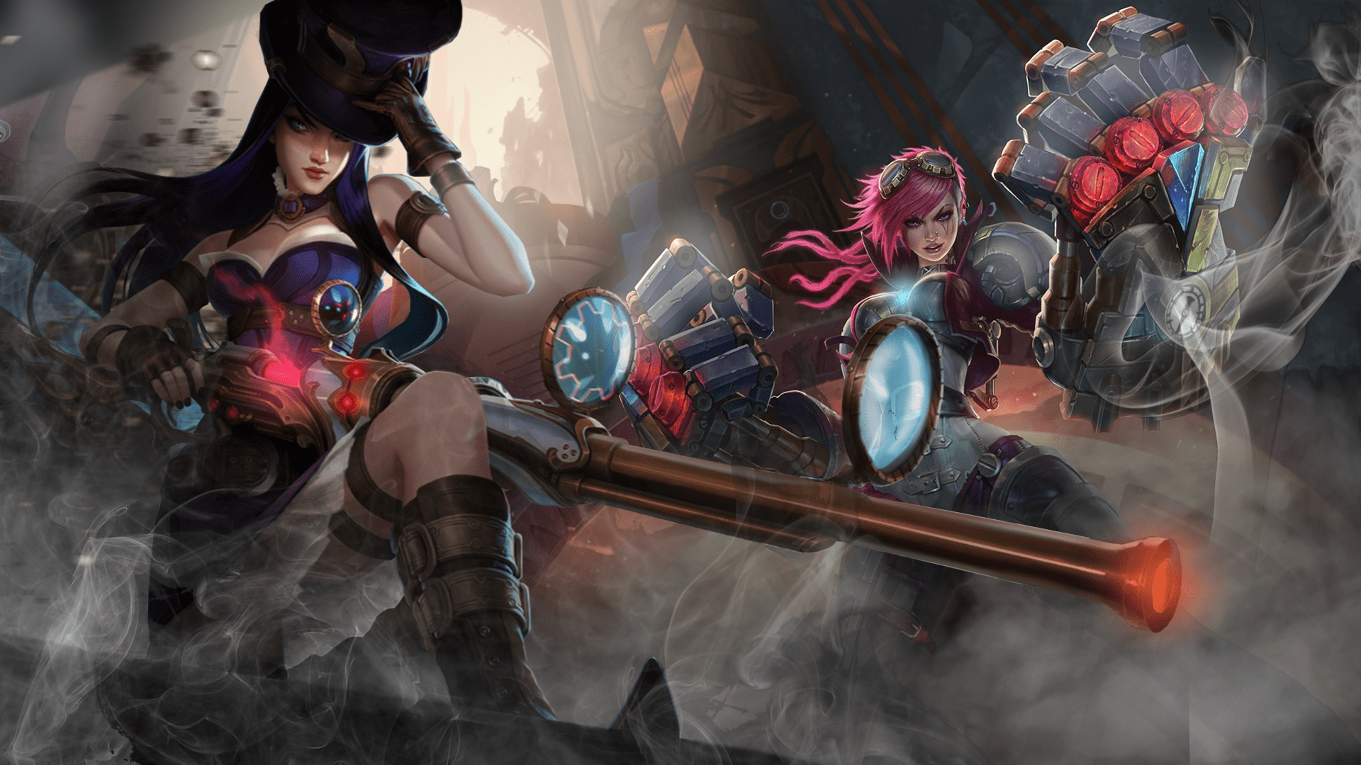 1920x1080 Arcane Caitlyn Wallpaper
