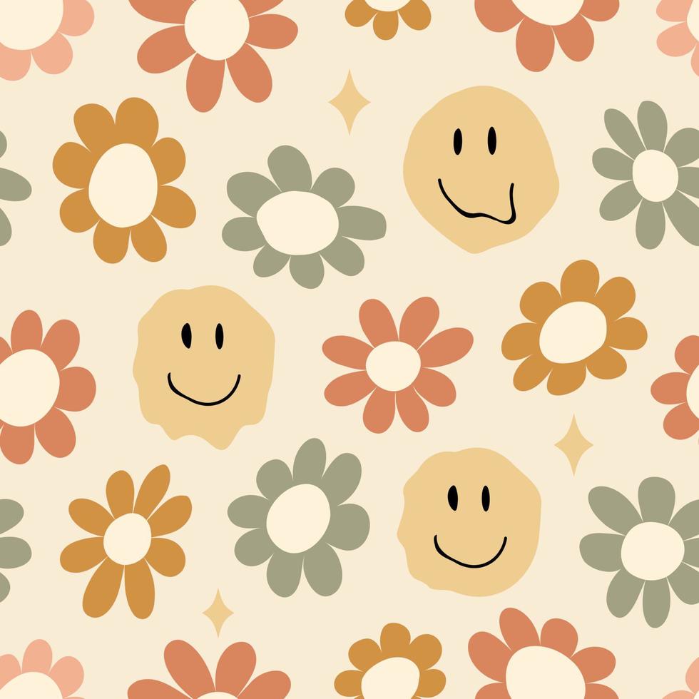 980x980 70s. Retro fabric print, kids clothes