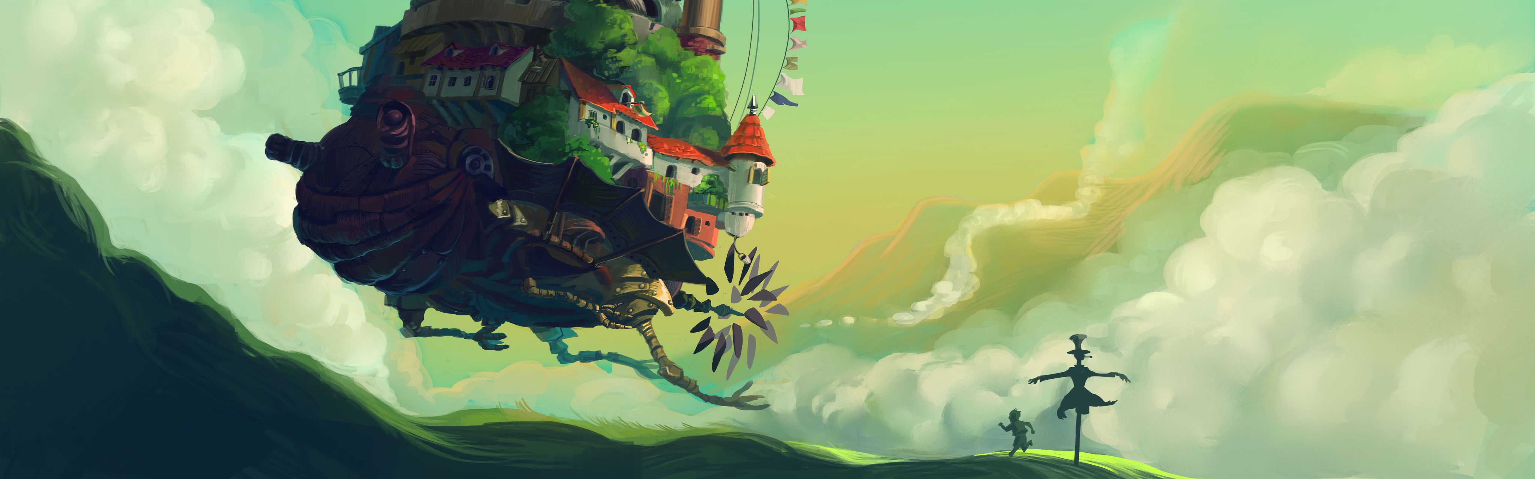 Ghibli Dual Screen Wallpapers - Top Free Ghibli Dual Screen Backgrounds
