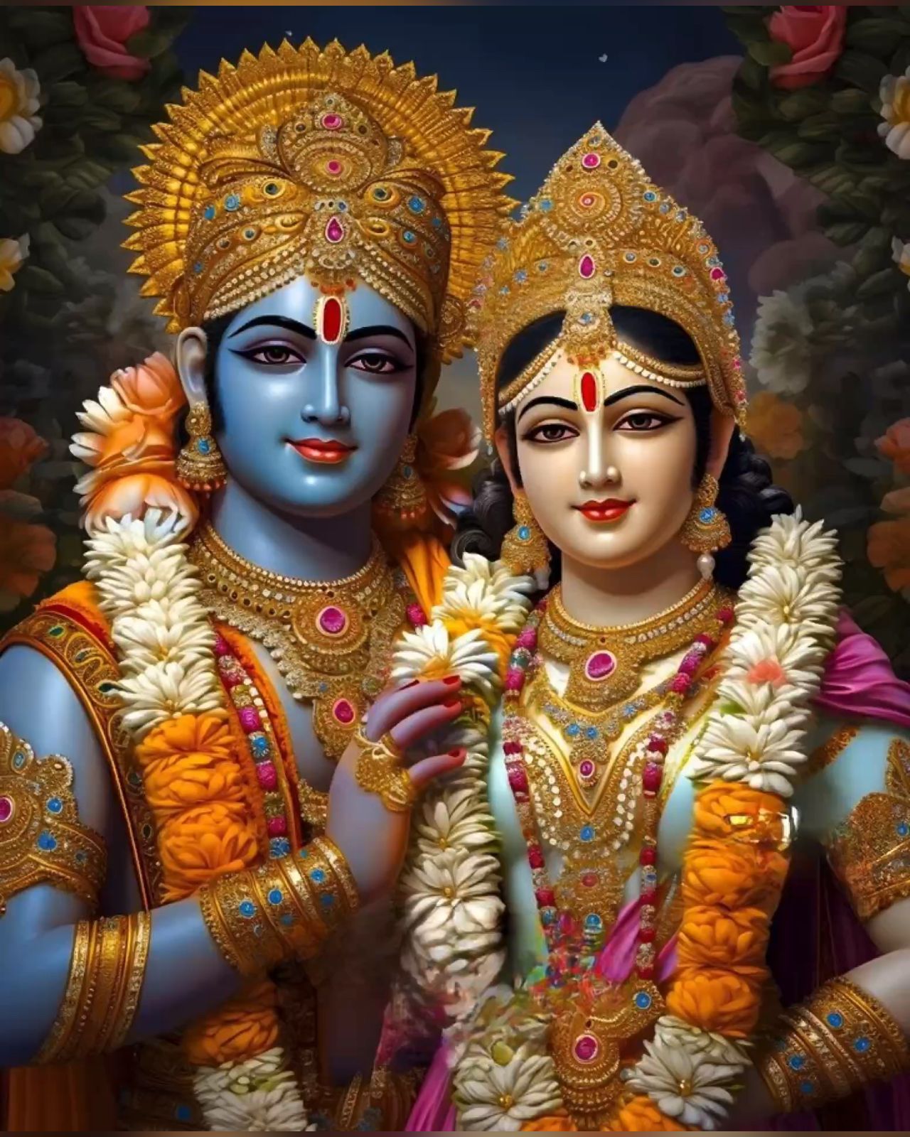 1280x1600 Lord Ram And Sita #god #ram #sita