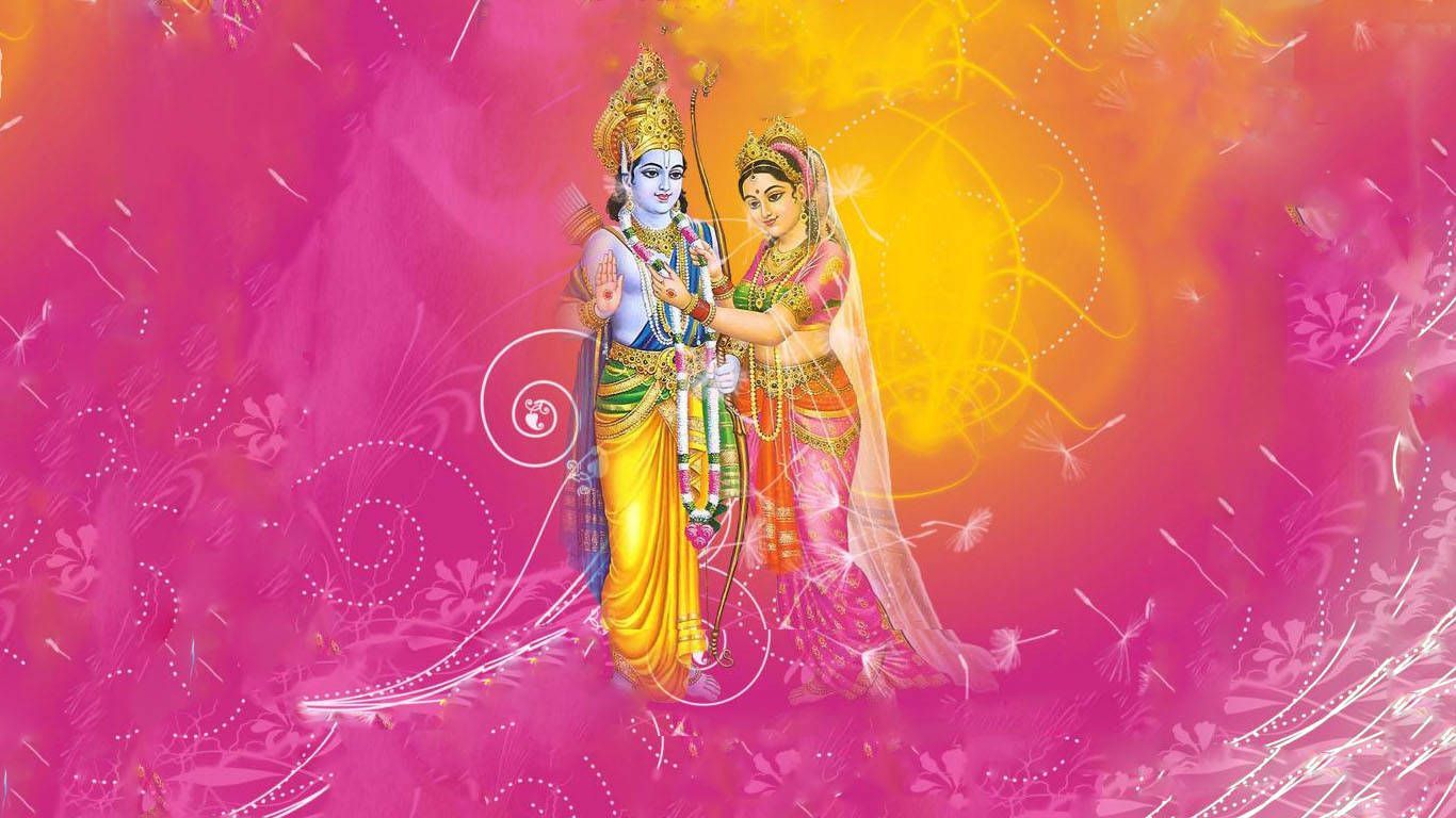 1366x768 Lord Rama Wallpaper