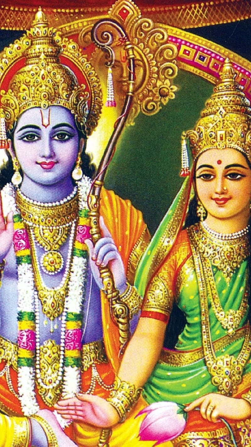 800x1422 Lord Ram, Ram Sita Ram, lord, god, HD