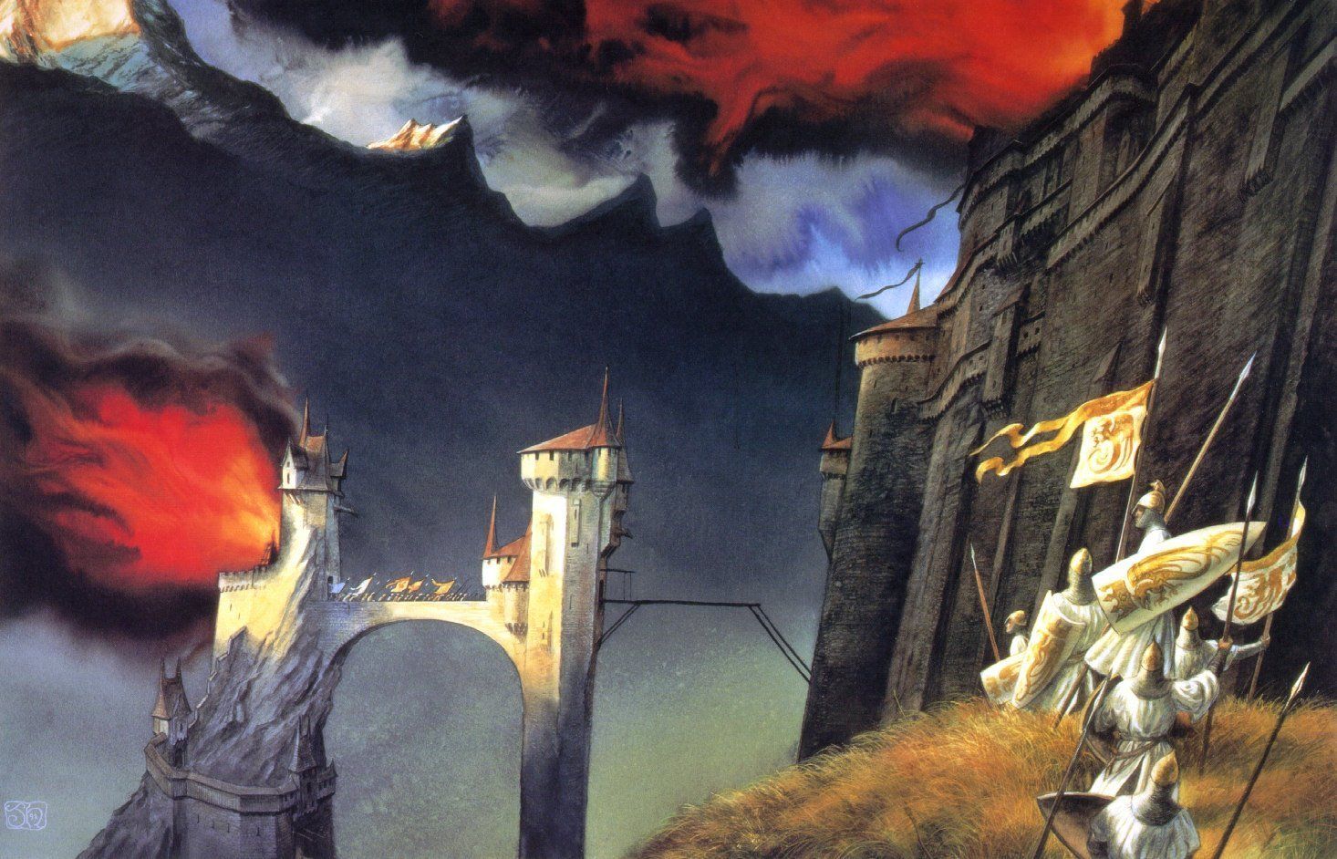 1466x942 John Howe's Tolkien Artwork