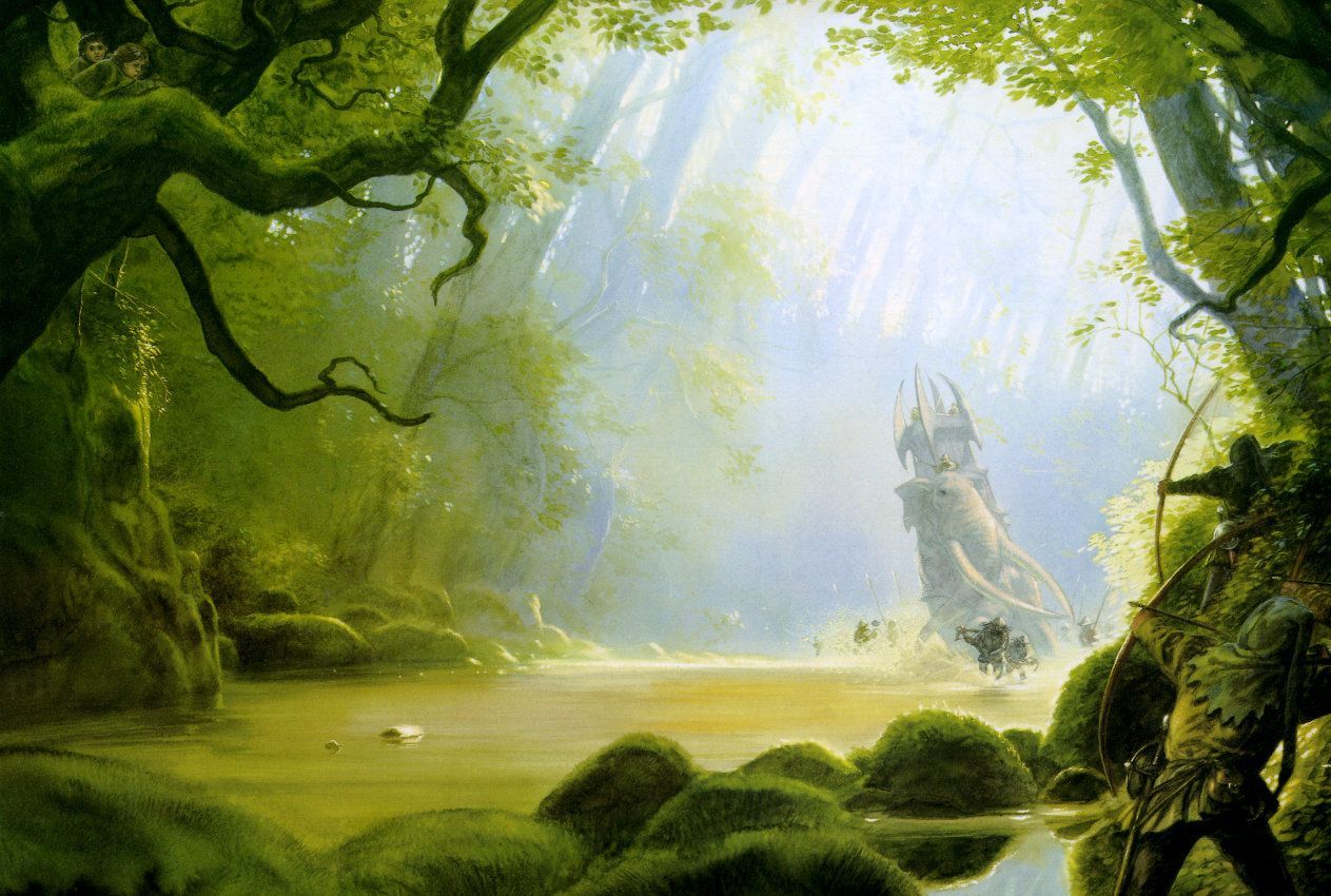 1263x850 John Howe's Tolkien Artwork