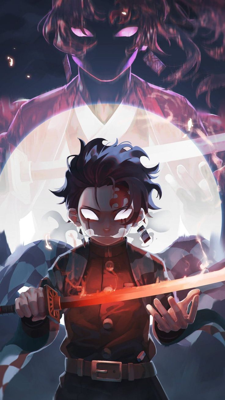 736x1308 Demon Slayer Wallpaper