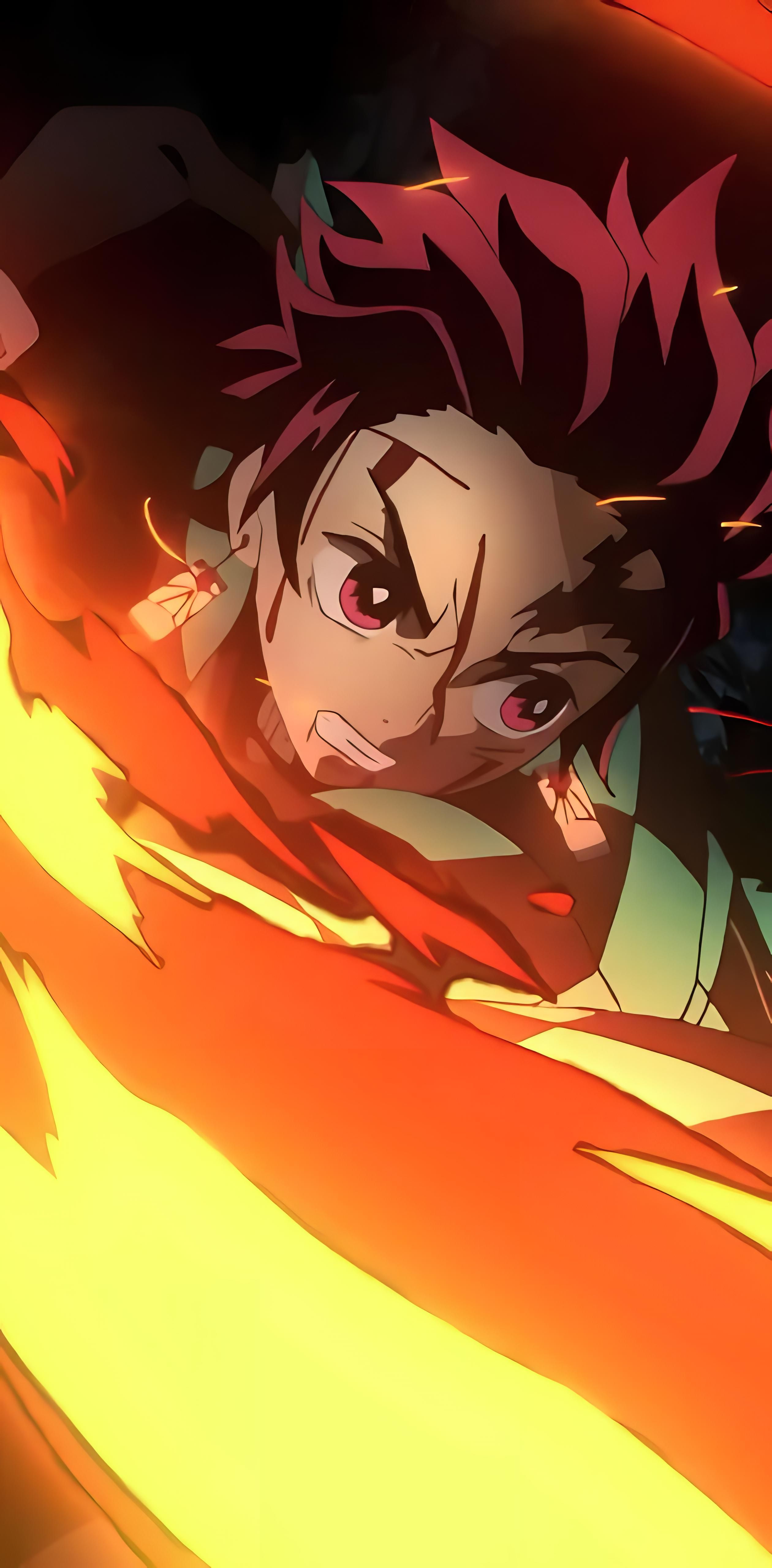 2520x5120 Tanjiro Kamado Wallpaper. : r