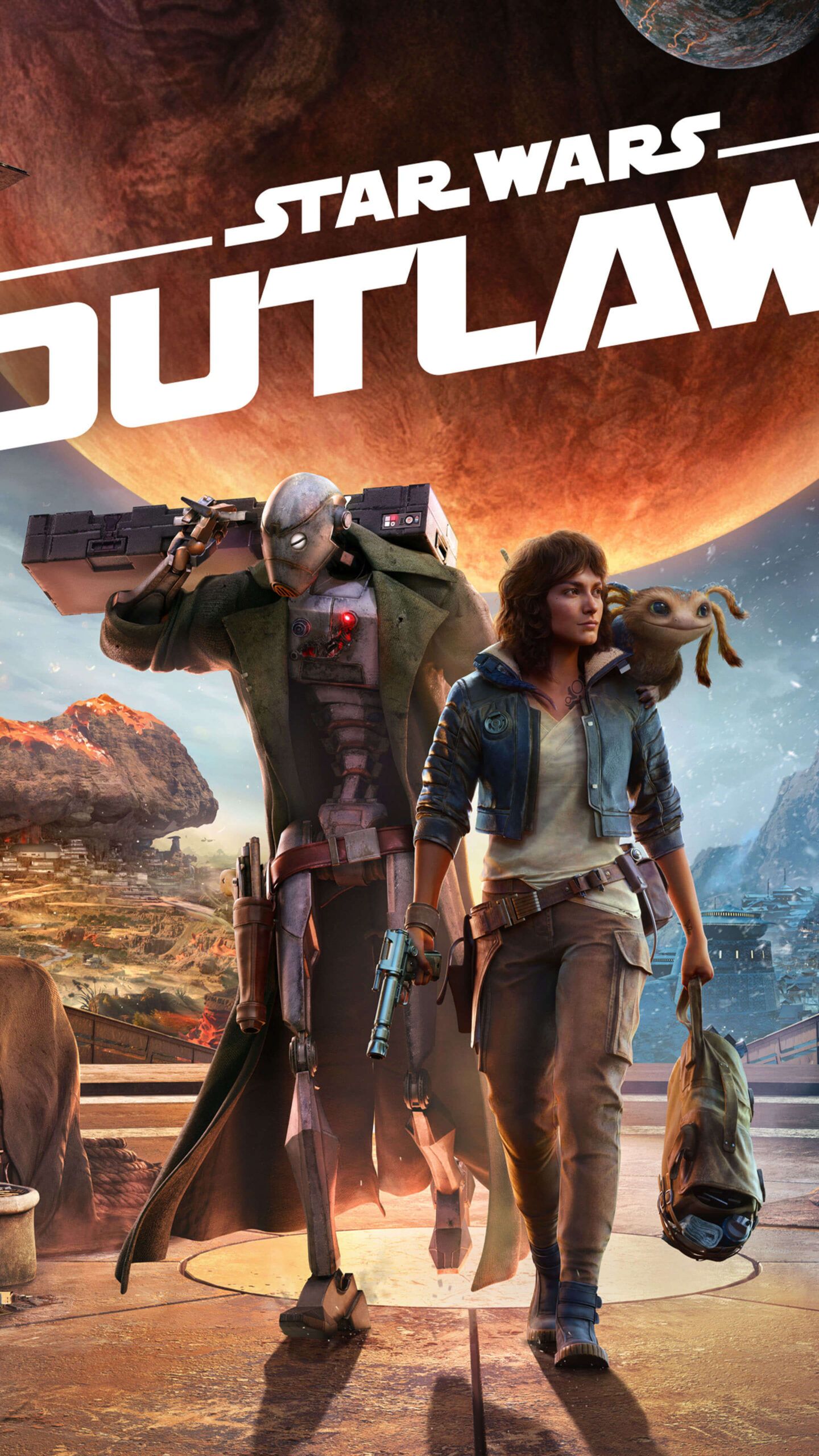 1440x2560 Star Wars Outlaws Game Poster 4K Ultra