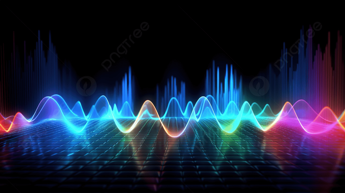 1200x673 Music Background, Waveform, Radio Waves