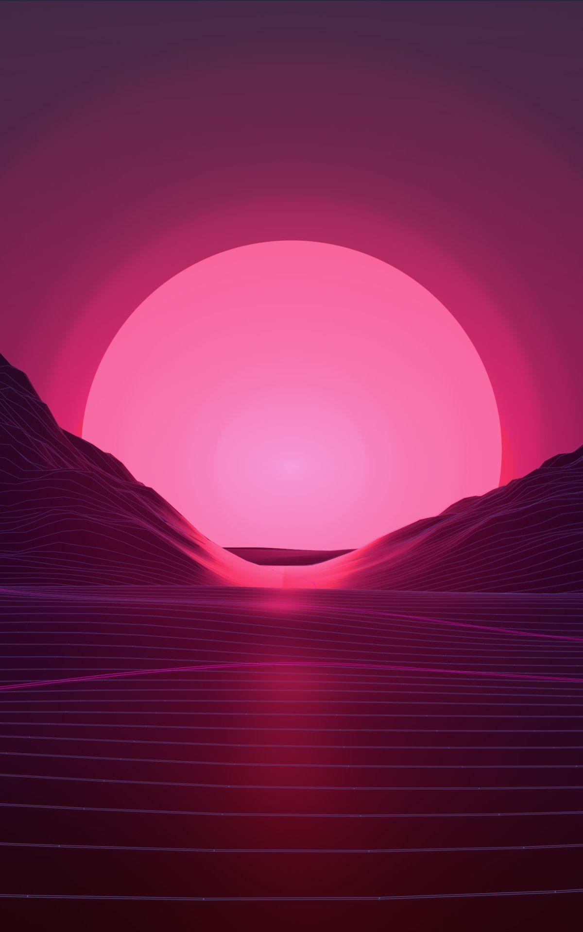1200x1920 Artistic Retro Wave (1200x1920) Wallpaper