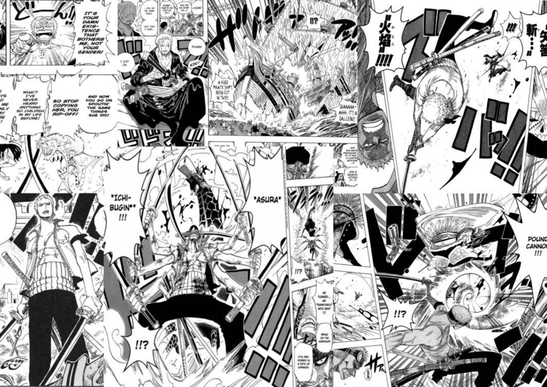 1920x1357 One Piece Zoro Manga Wallpaper