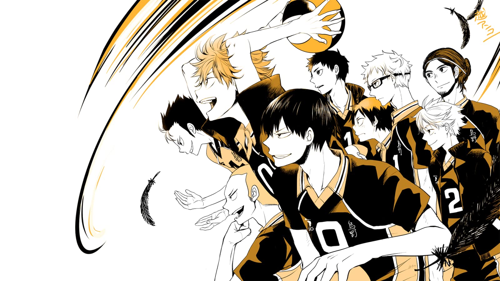 1600x900 Wallpaper Anime Haikyuu!! Colour 3D