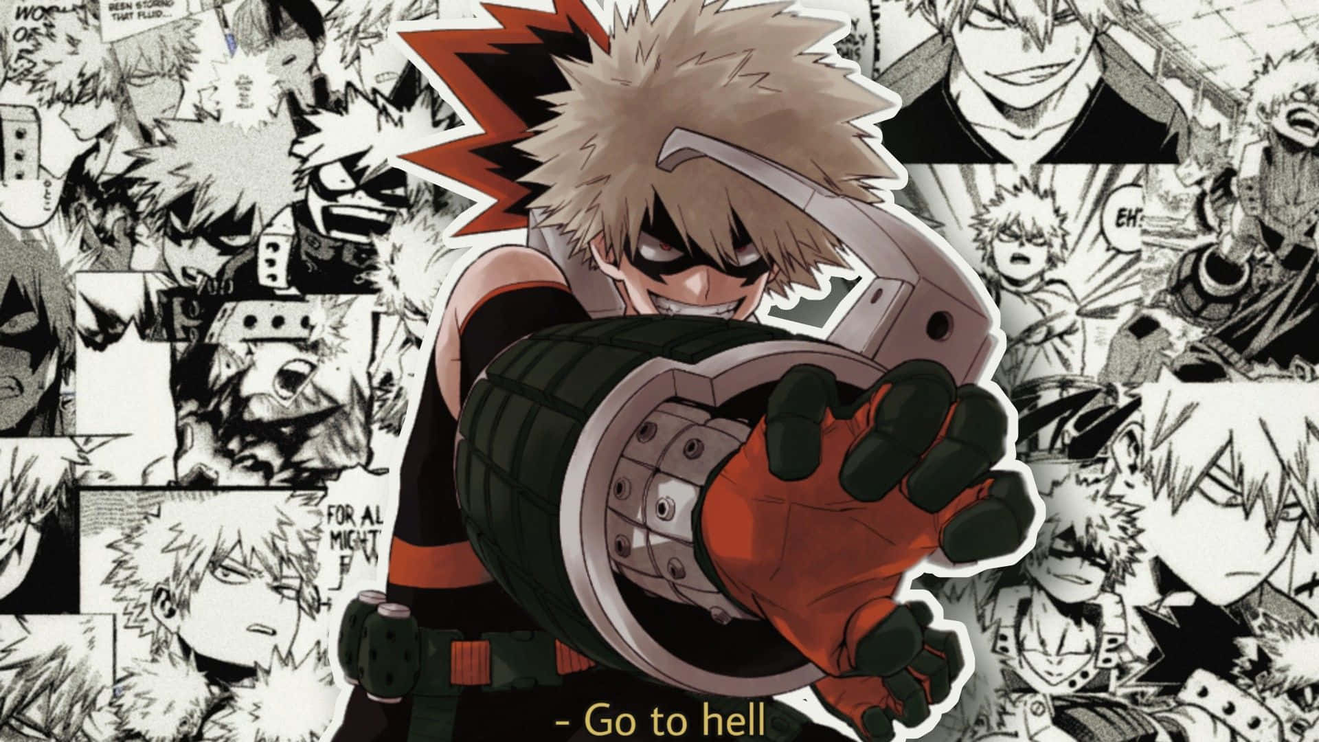 1920x1080 Bakugo Manga Wallpaper