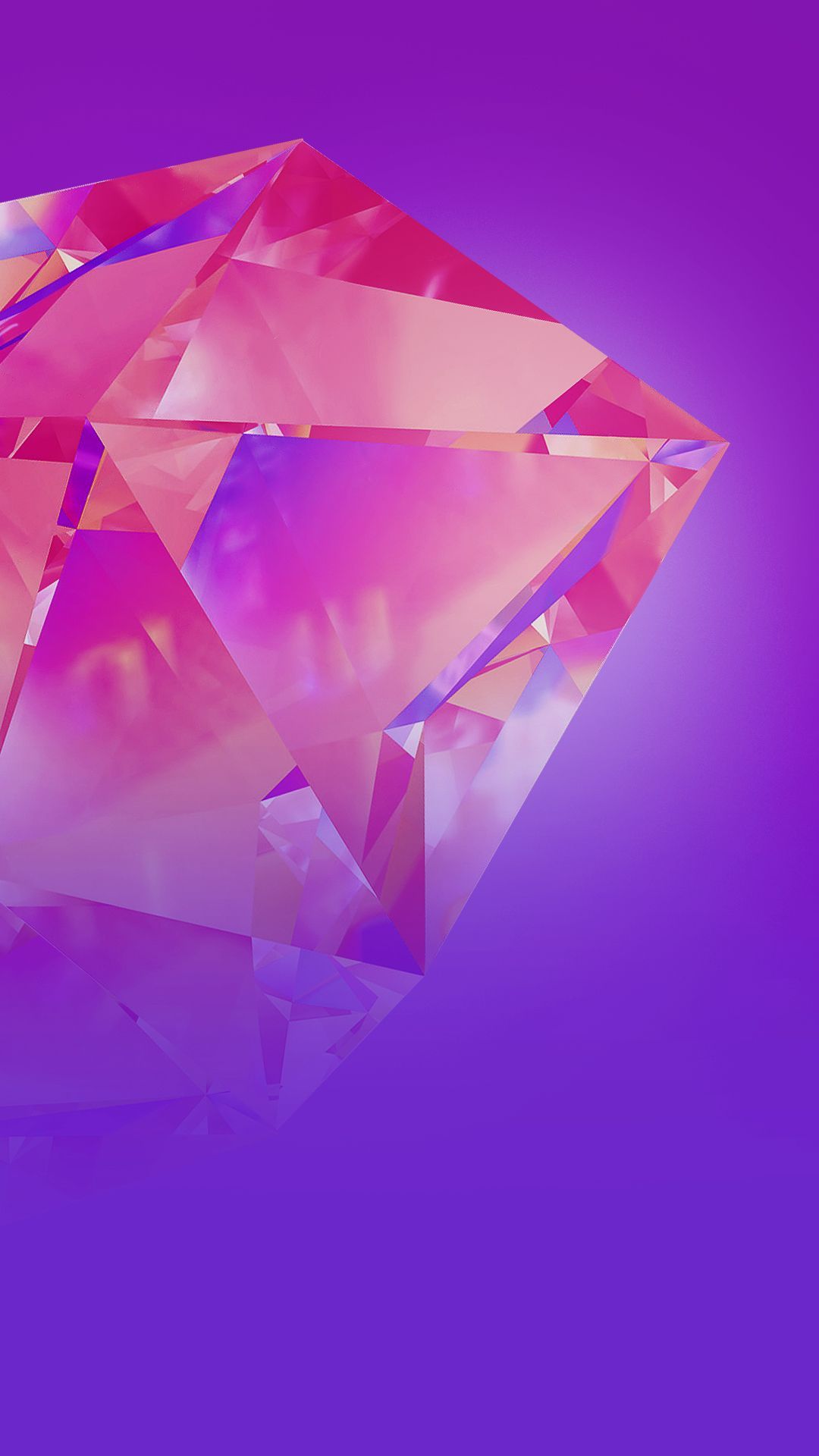 1080x1920 Infinix Zero 5 Stock Purple Diamonds