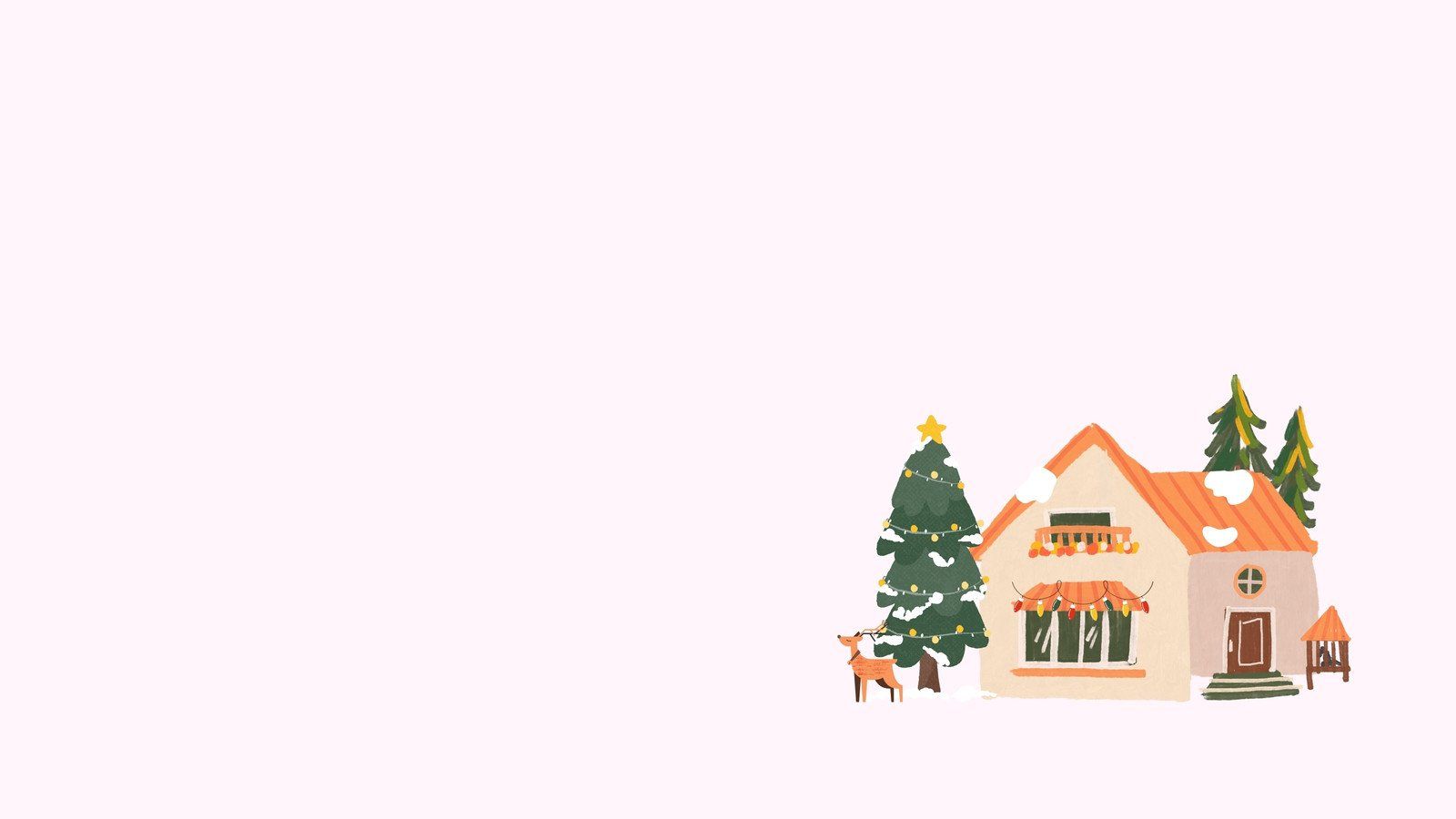 1600x900 Free editable Christmas desktop
