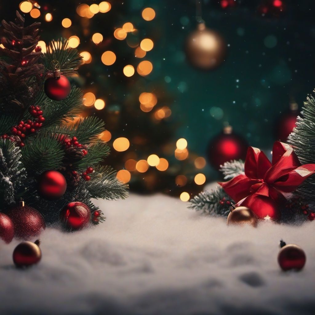 1024x1024 Christmas Background Wallpaper