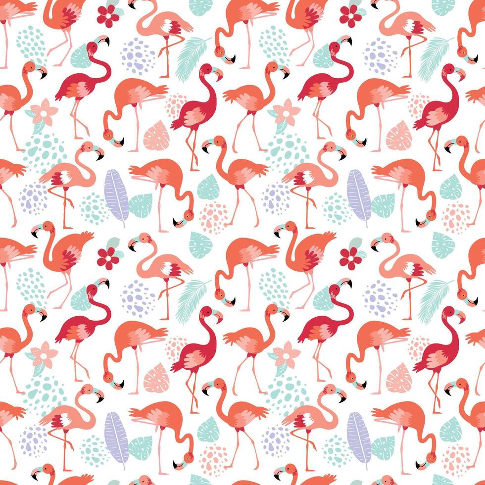 980x980 white background. Pink flamingo
