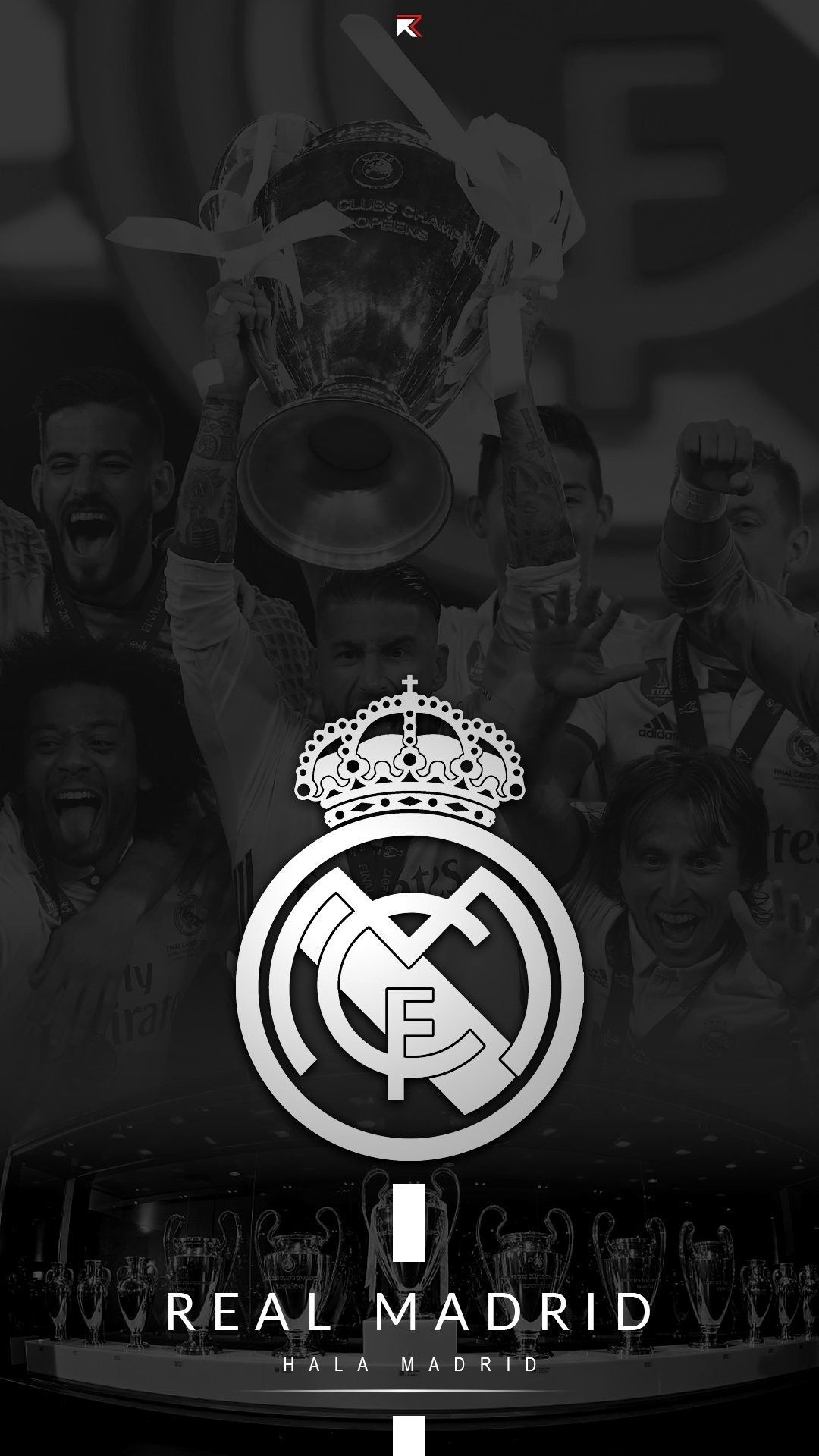 1080x1920 Real Madrid Wallpaper 4K iPhone Trick
