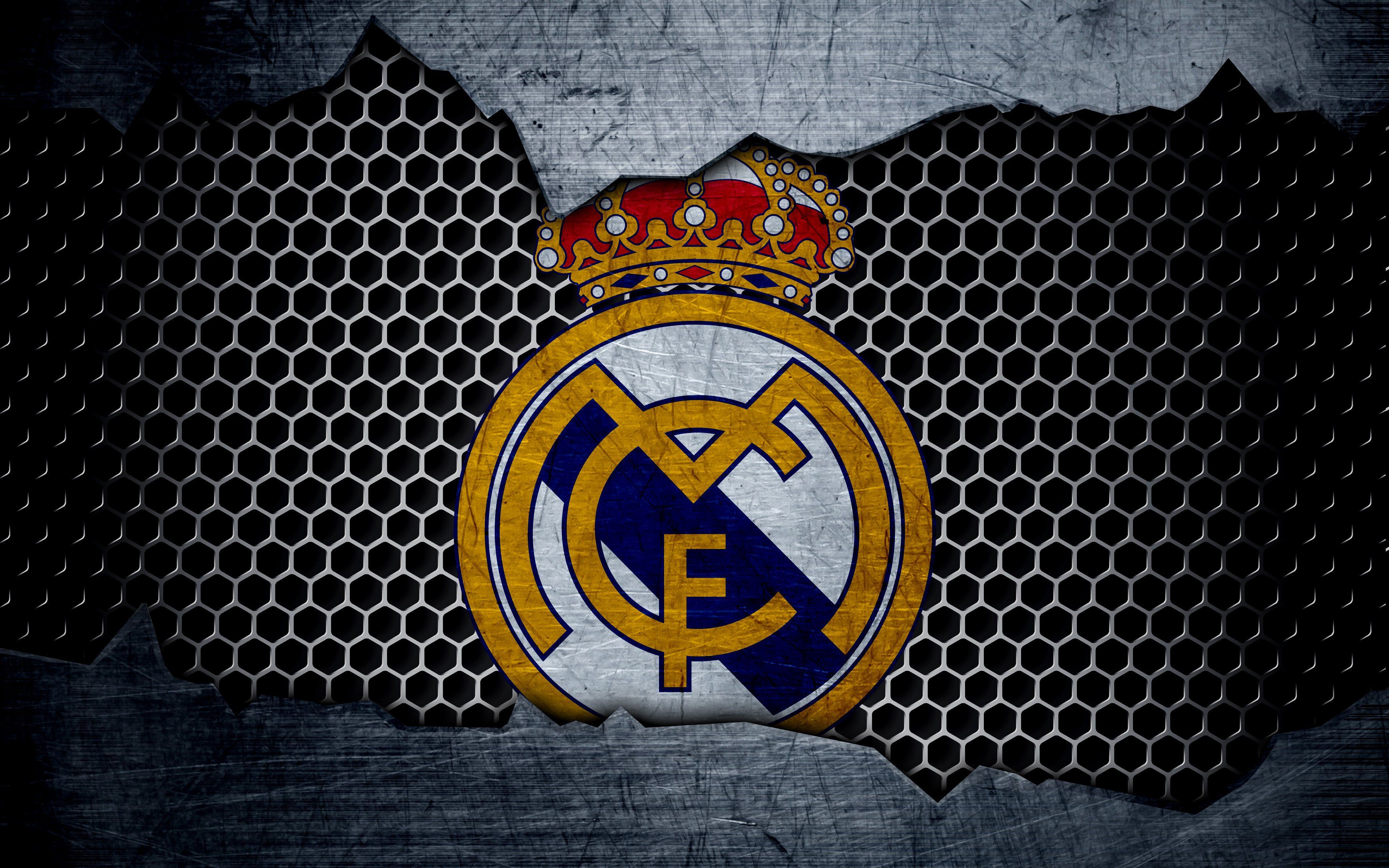 3840x2400 Real Madrid Logo Wallpaper 4k HD