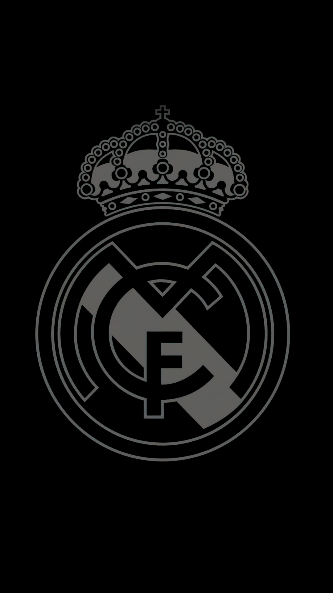 1080x1920 Real Madrid CF Wallpaper 4K, Minimalist