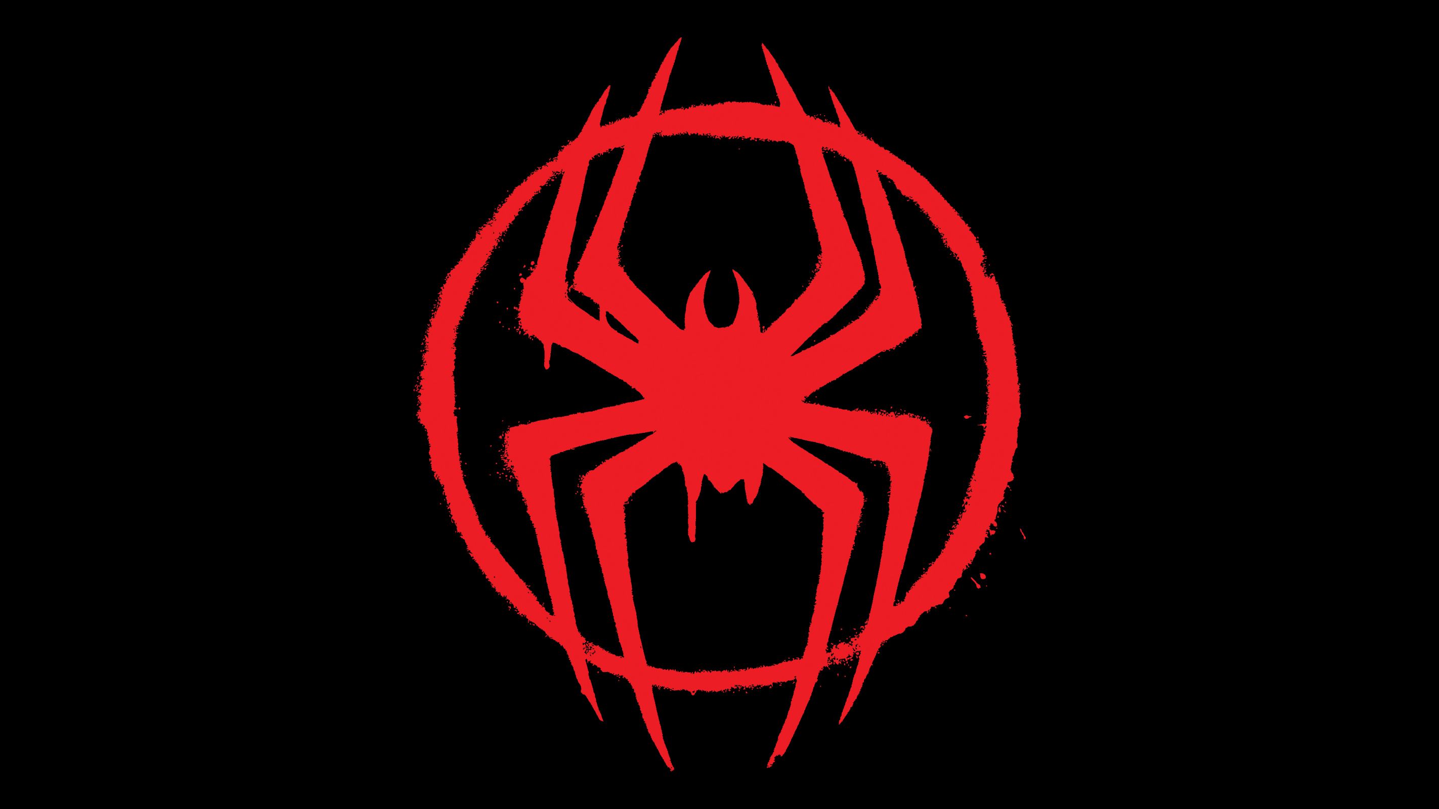 2845x1600 Spider Verse HD Logo Wallpaper