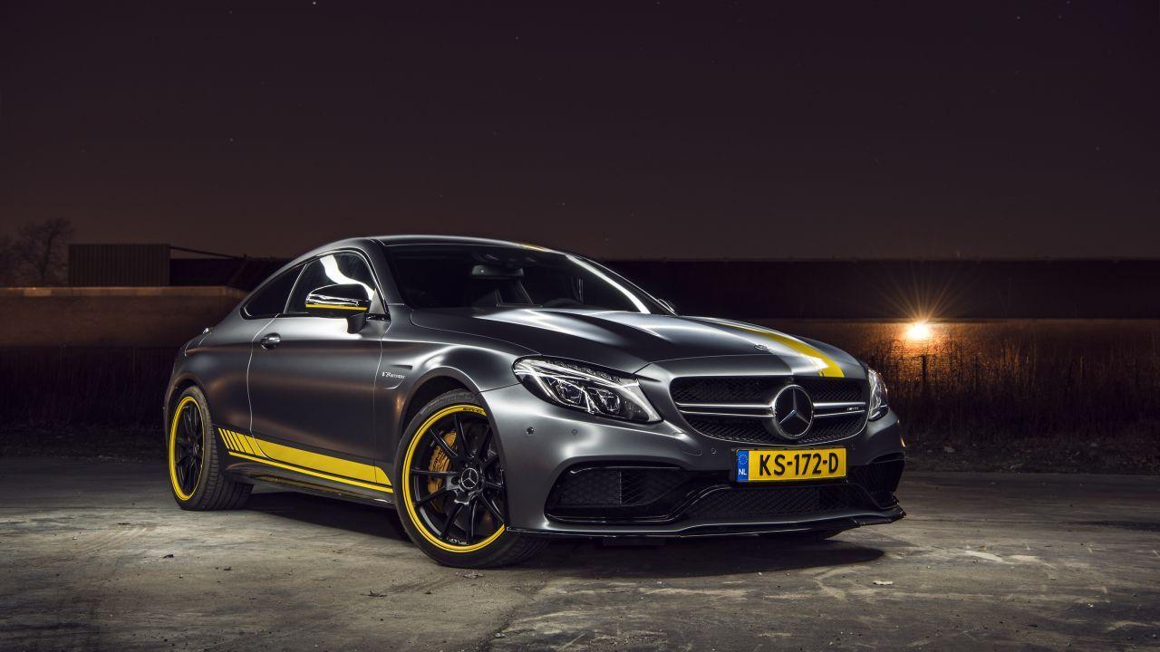 1280x720 Wallpaper Mercedes AMG C63 S Coupe Edition, HD, Automotive