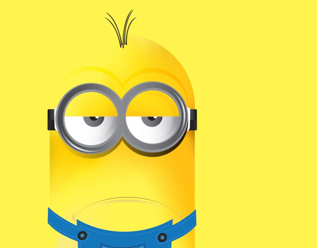 1036x810 Sullen Minion 4k Cartoon Wallpaper