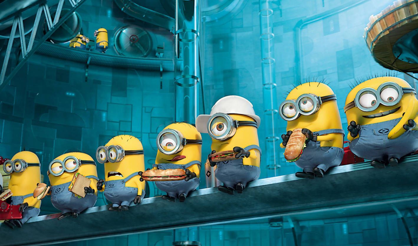 1418x835 Minions Food 4k Cartoon Wallpaper