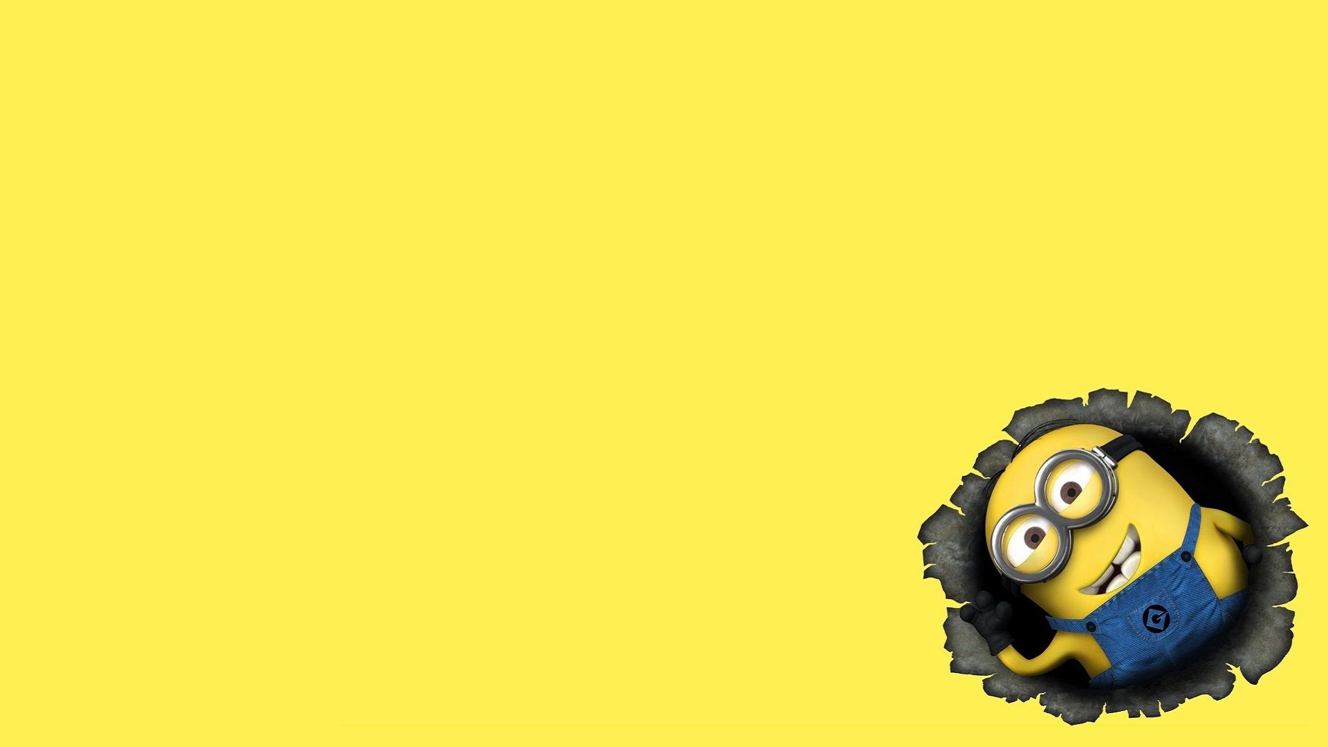 1920x1080 New Minions Minimalist 2020 Wallpaper