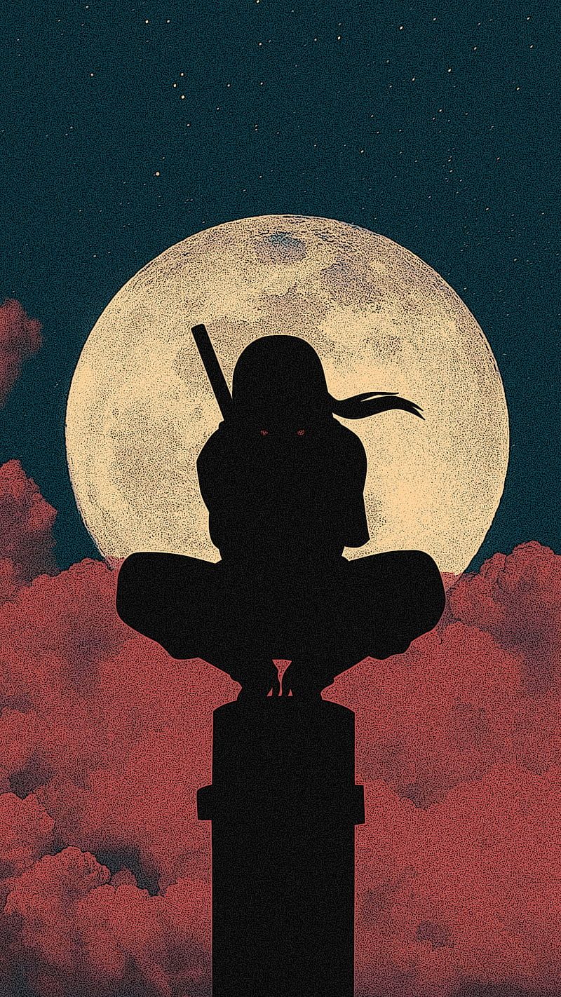800x1422 Itachi Moon, Blue Itachi, HD wallpaper