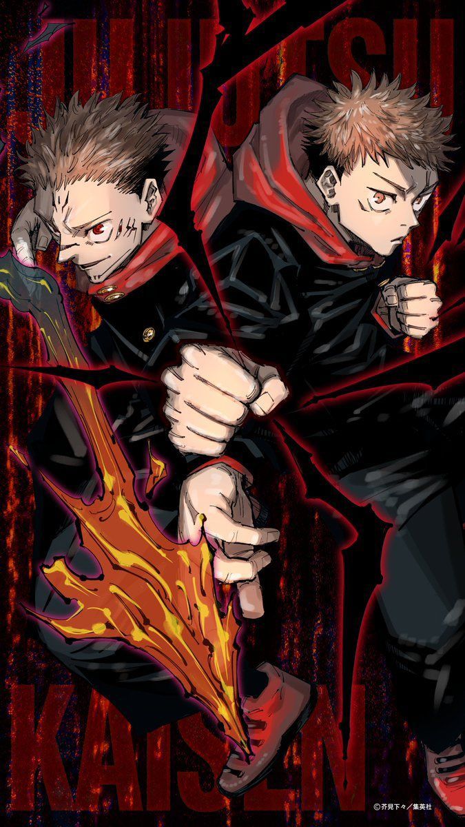 675x1200 Yuji Itadori Sukuna Wallpaper
