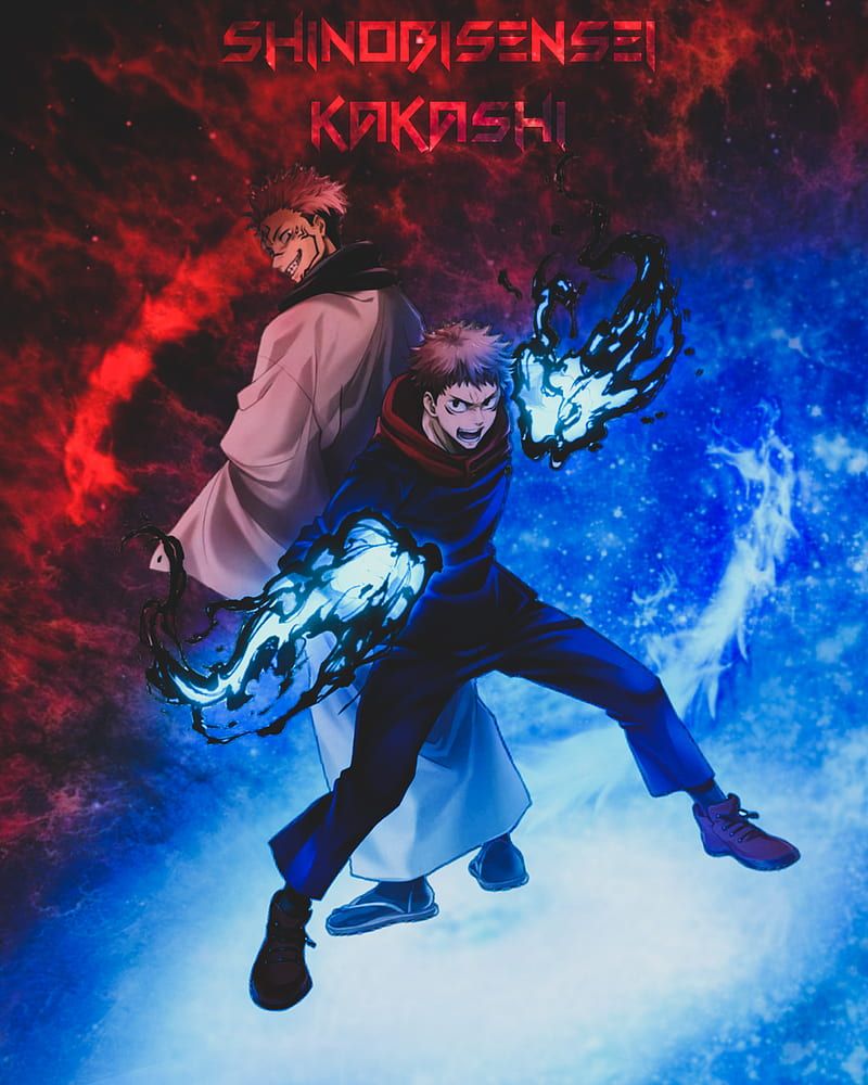 800x1000 1364x768px, 720P free download. Sukuna and itadori, yuji itadori, megumi, satoru gojo, ryomen sukuna, jujutsu kaisen, HD phone wallpaper