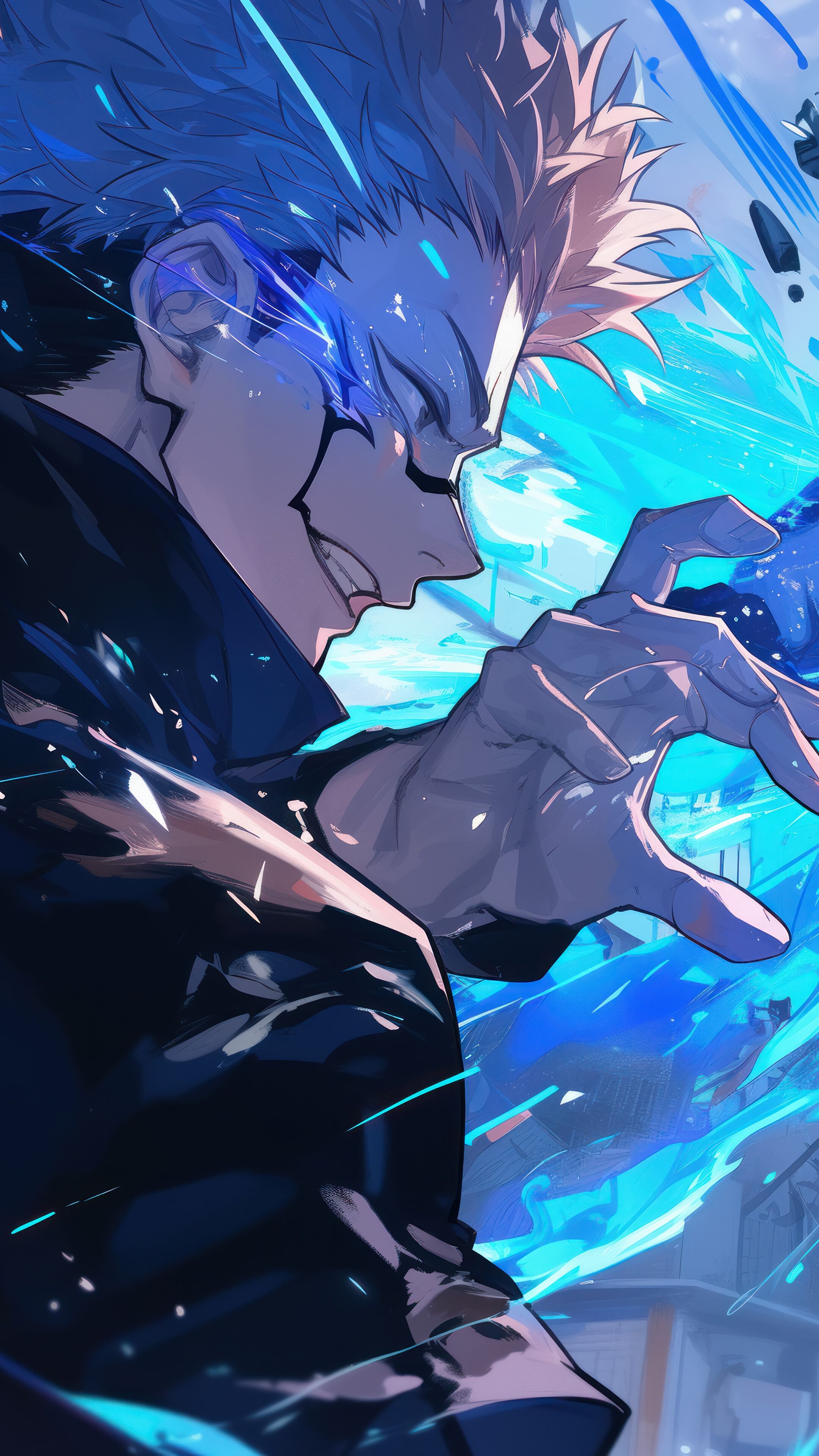 2160x3840 Sukuna Yuji Itadori vs. Gojo Jujutsu