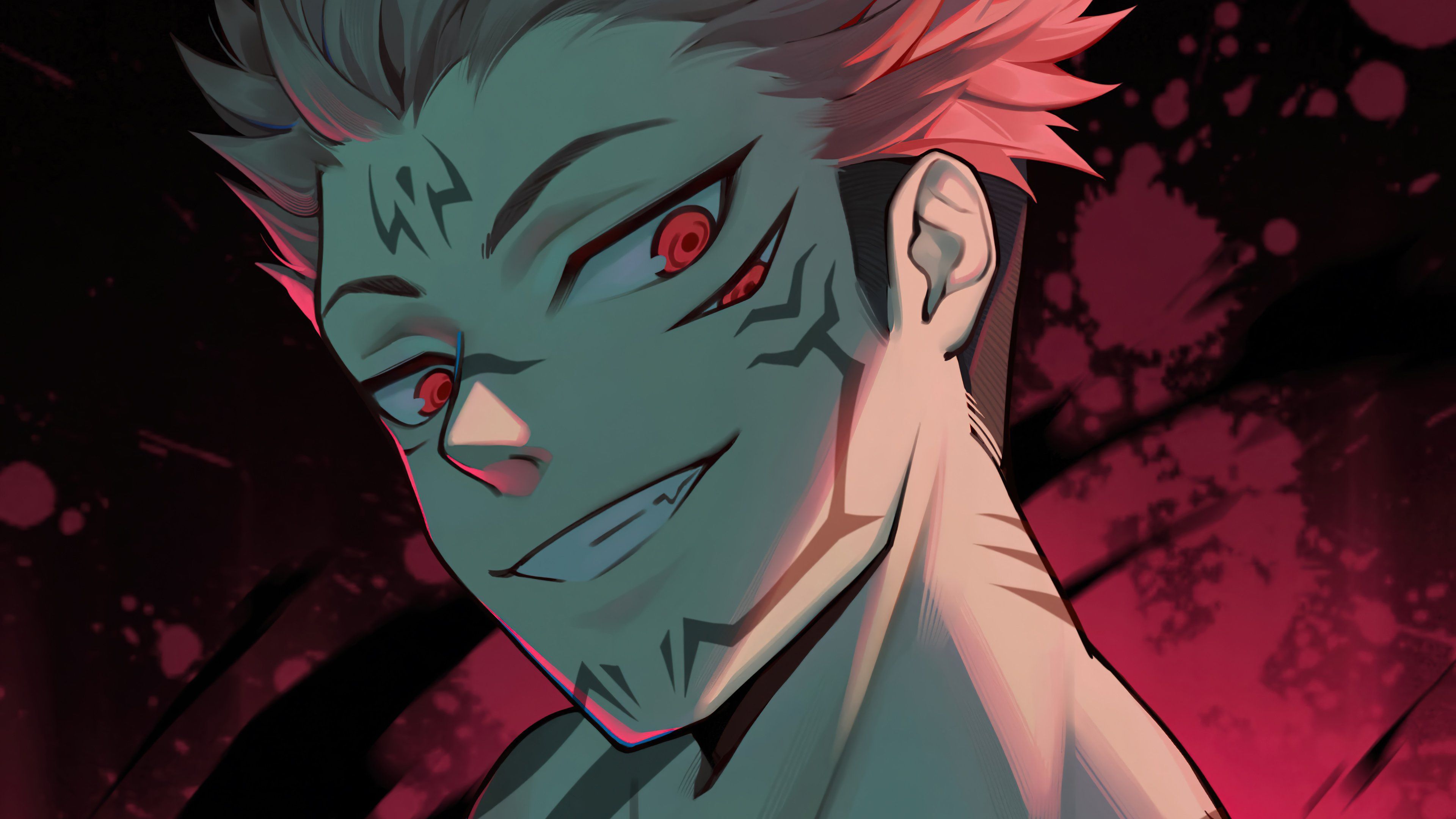 3840x2160 Sukuna Yuji Itadori from Jujutsu Kaisen