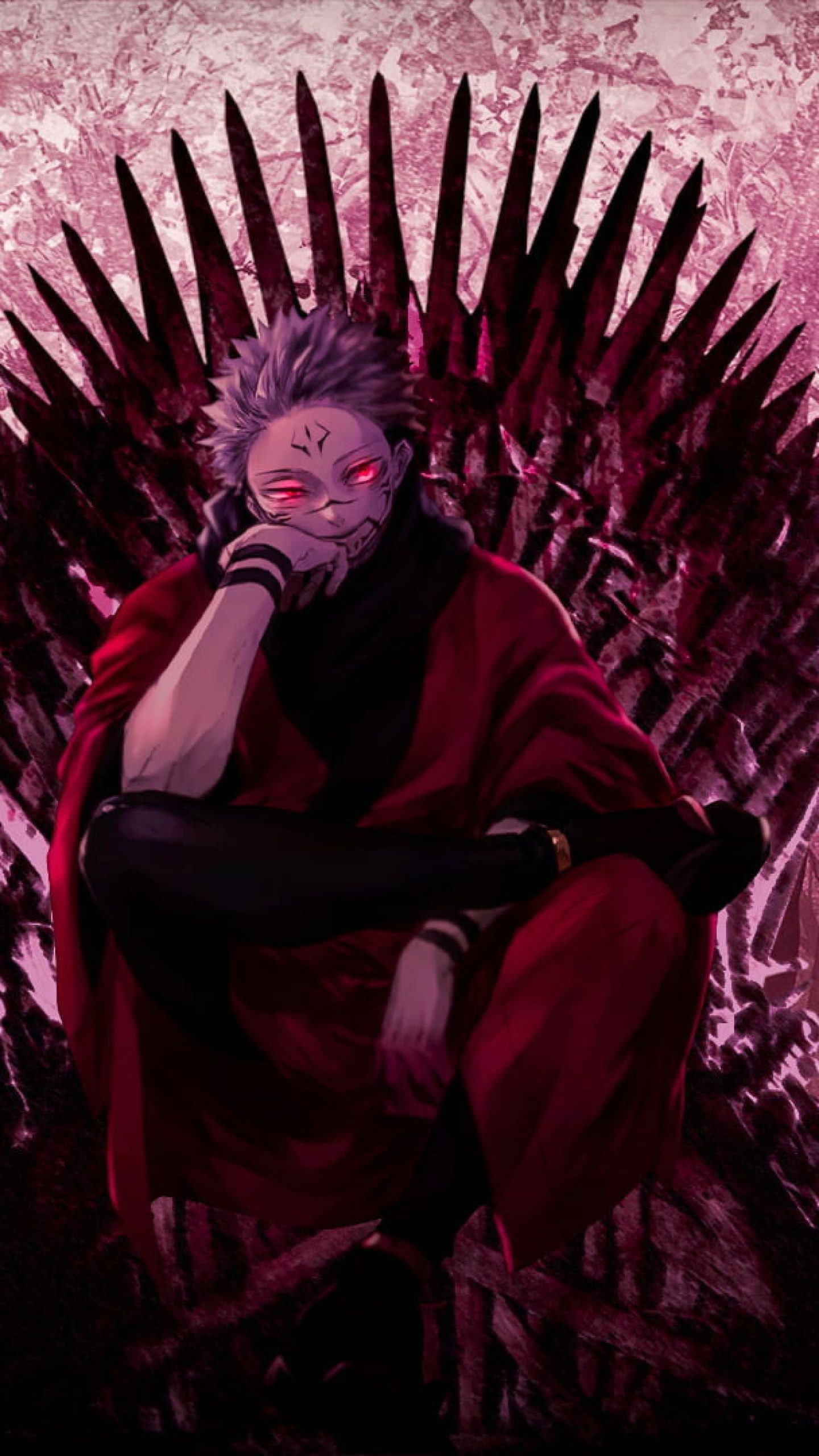 1440x2560 Yuji Itadori Sukuna Wallpaper